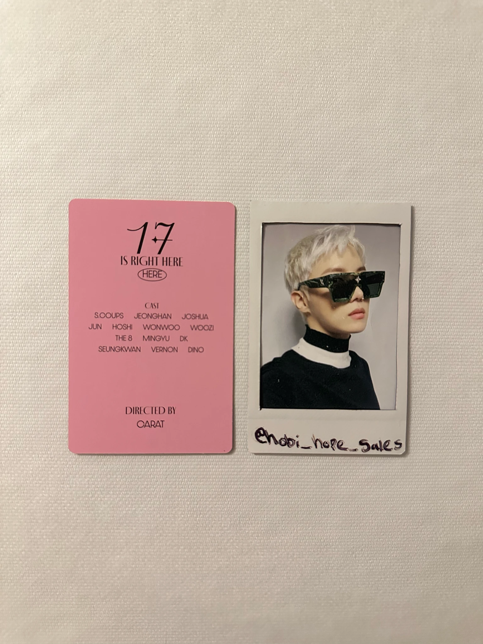 SEVENTEEN Jeonghan SEVENTEEN - Jeonghan - 17 IS RIGHT HERE Album listing photo 2