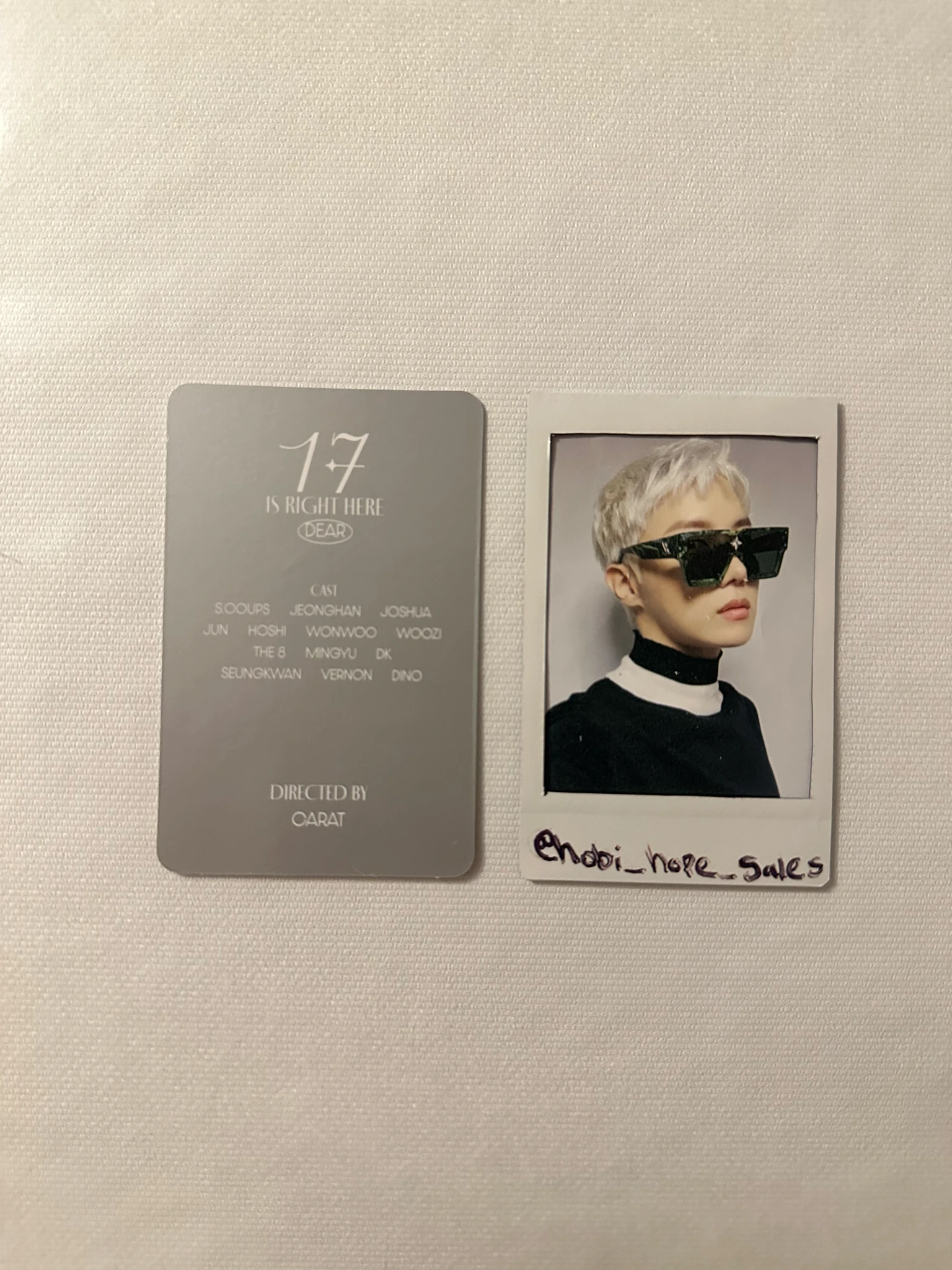 SEVENTEEN Jeonghan SEVENTEEN - Jeonghan - 17 IS RIGHT HERE Album album photocard dear version listing photo 2