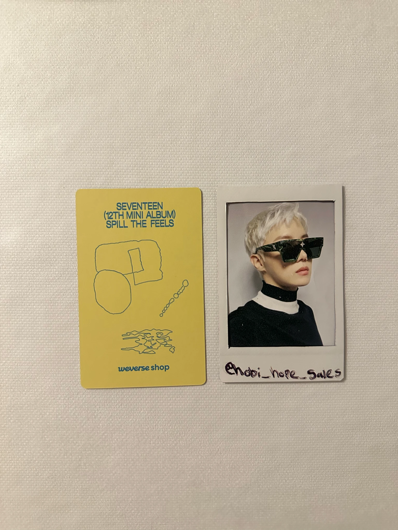SEVENTEEN Jeonghan SEVENTEEN - Jeonghan - Spill the Feels Album pob (pre-order benefit) weverse global shop (wvg) listing photo 2