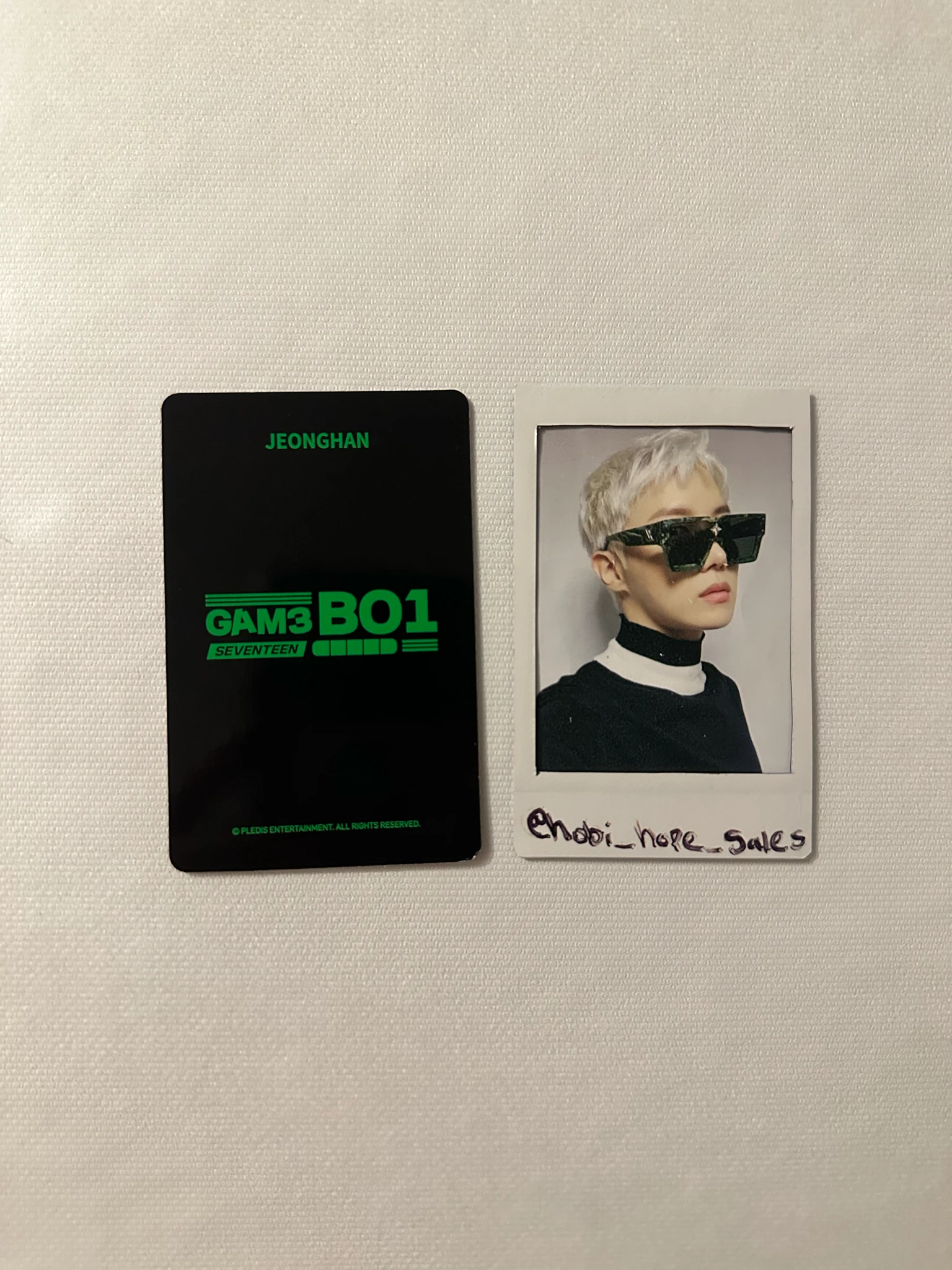 SEVENTEEN Jeonghan SEVENTEEN - Jeonghan - 7th Global Membership Kit - 2022 Other photocard set membership selfie listing photo 2
