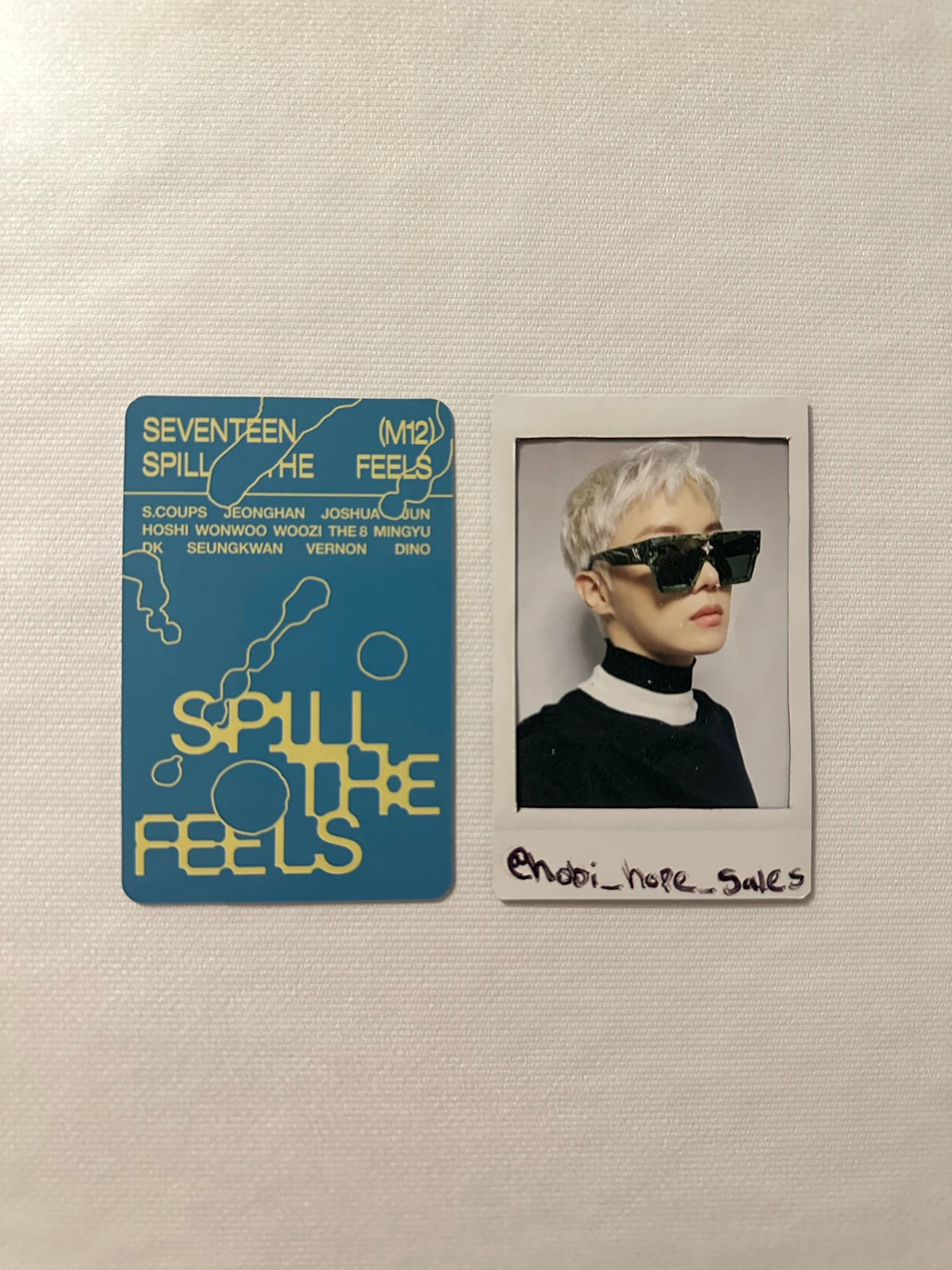 SEVENTEEN Joshua SEVENTEEN - Joshua - Spill the Feels Album feel blue ver. listing photo 2
