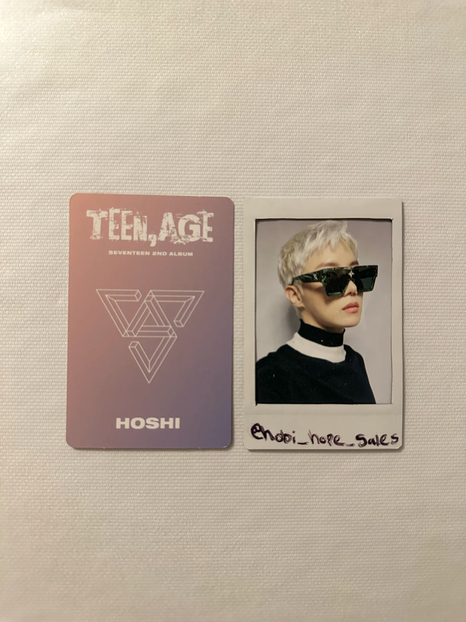 SEVENTEEN Hoshi SEVENTEEN - Hoshi - TEEN,AGE  Album listing photo 2