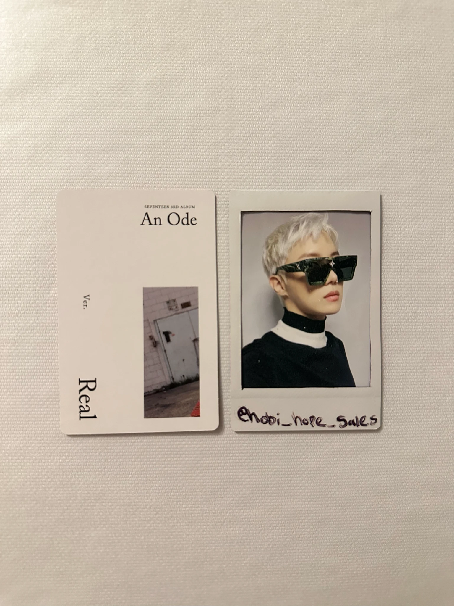 SEVENTEEN Hoshi SEVENTEEN - Hoshi - An Ode Album album photocard real ver. listing photo 2