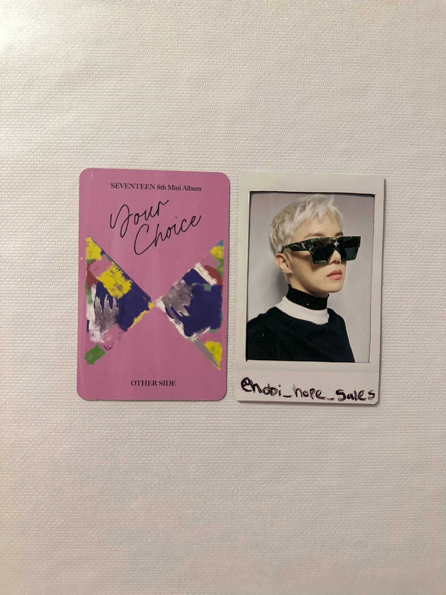 SEVENTEEN Hoshi SEVENTEEN - Hoshi - Your Choice Album album photocard other side version listing photo 2
