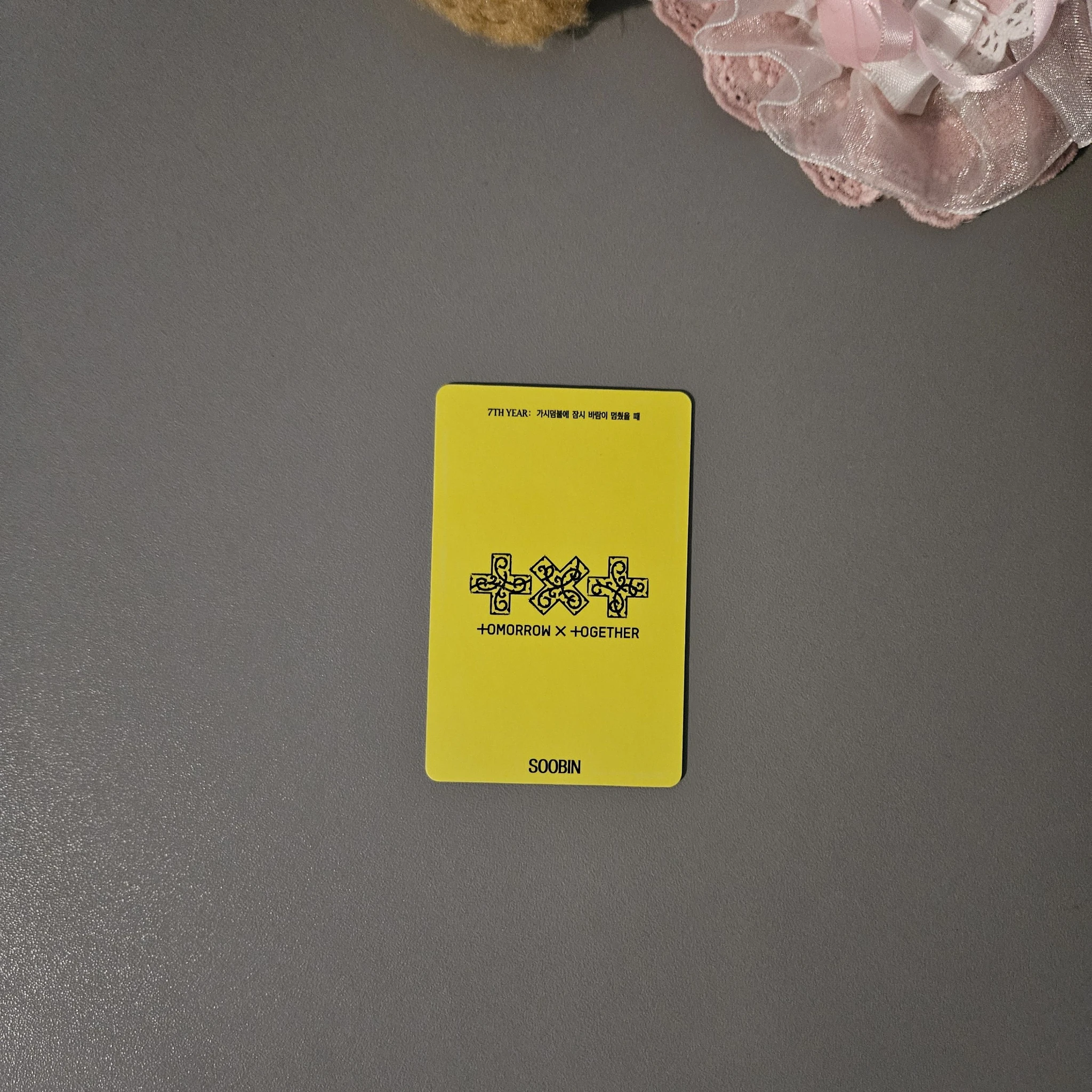 TOMORROW X TOGETHER Soobin TOMORROW X TOGETHER - Soobin - 7TH YEAR: A Moment of Stillness in the Thorns Album lucky draw weverse japan shop (wvj) listing photo 2