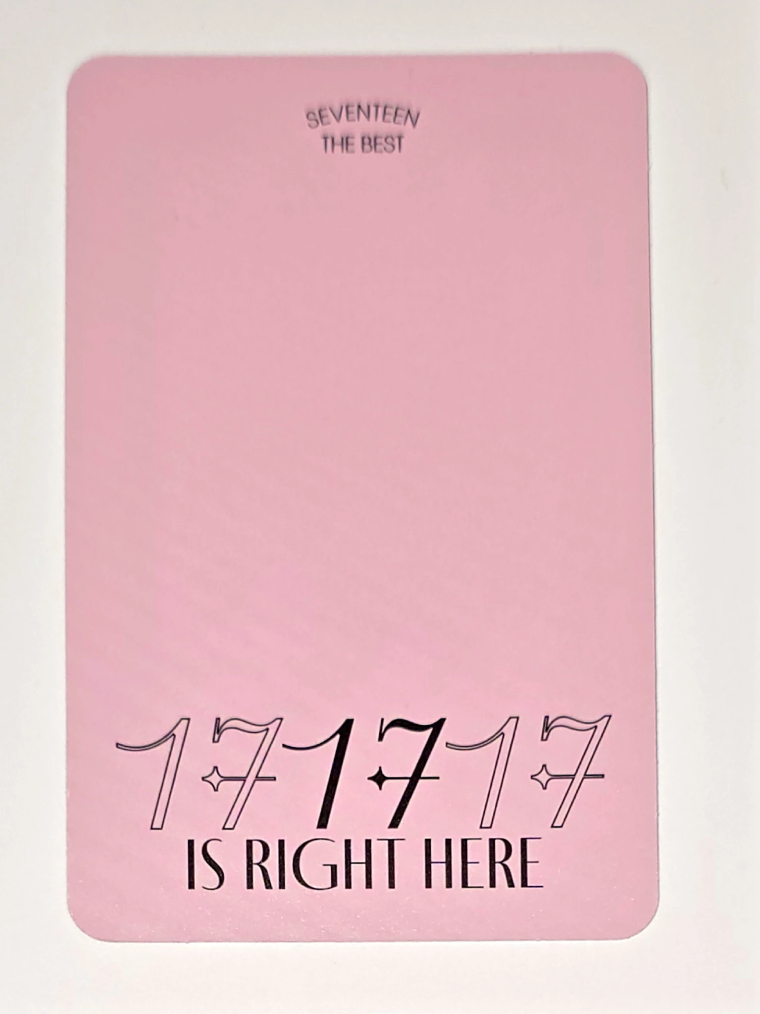 SEVENTEEN Wonwoo SEVENTEEN - Wonwoo - 17 IS RIGHT HERE Album listing photo 2