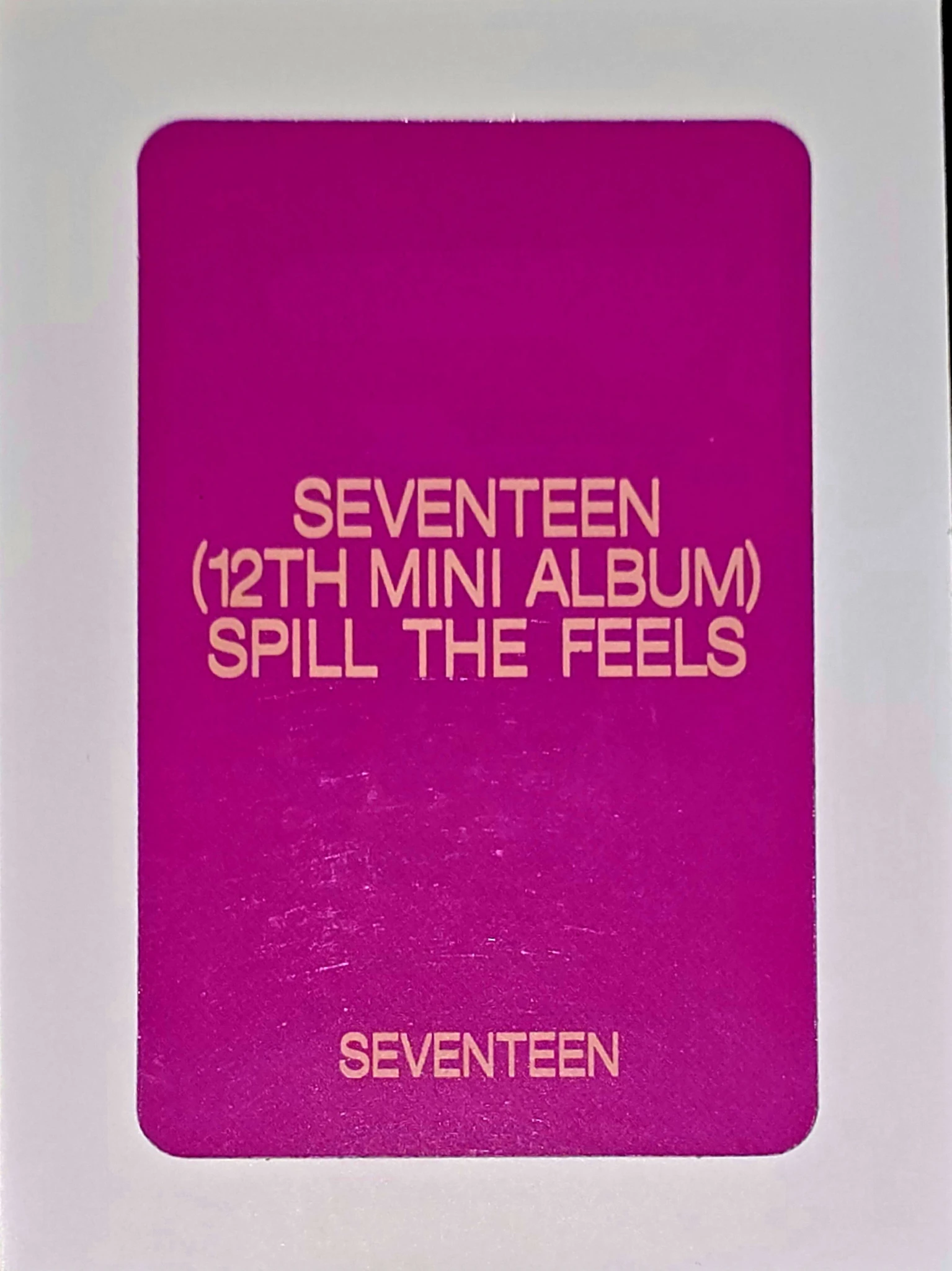 SEVENTEEN Dino SEVENTEEN - Dino - Spill the Feels Album kpopmerch shopee lucky draw (LD) round 1 listing photo 2