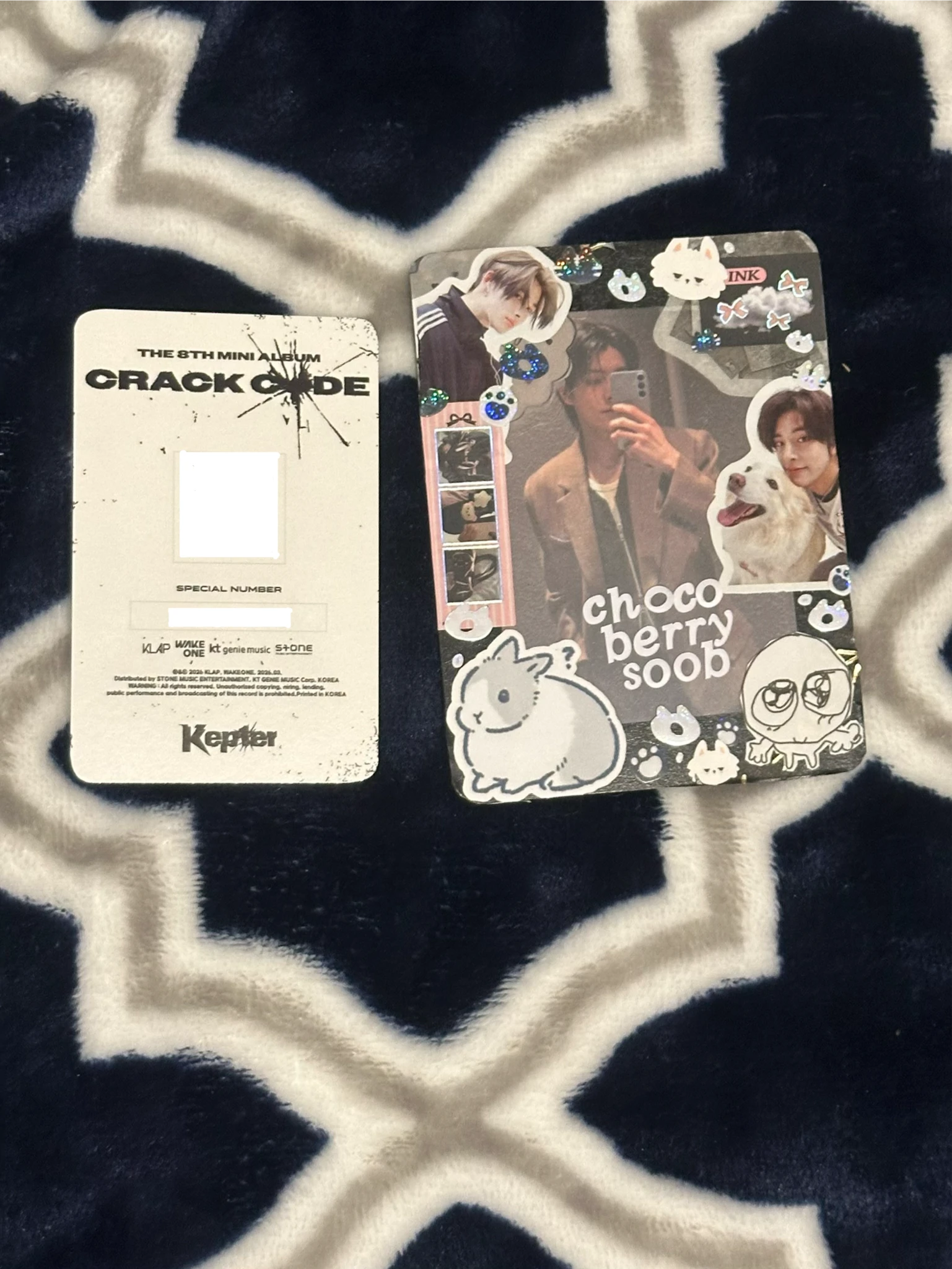 Kep1er Kep1er - Crack Code Album md version qr card listing photo 2