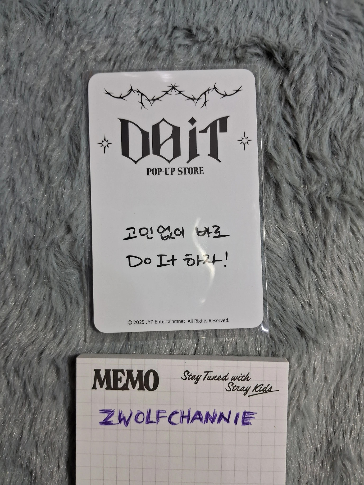 Stray Kids Bang Chan Stray Kids - Bang Chan - DO IT Pop-Up Store Event pop-up store purchase benefit week 1 merch photocard listing photo 2