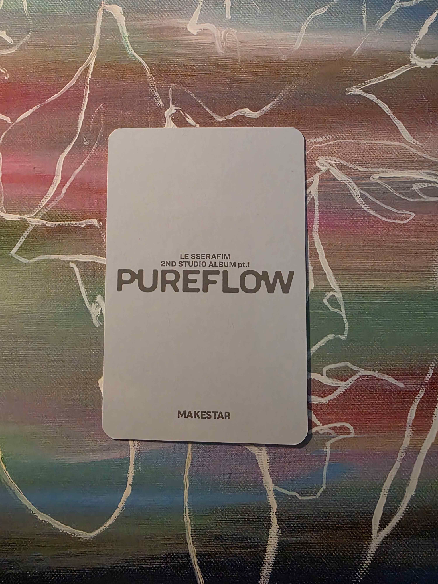 LE SSERAFIM Kazuha LE SSERAFIM - Kazuha - PUREFLOW pt.1 Album pob (pre-order benefit) makestar compact version listing photo 2