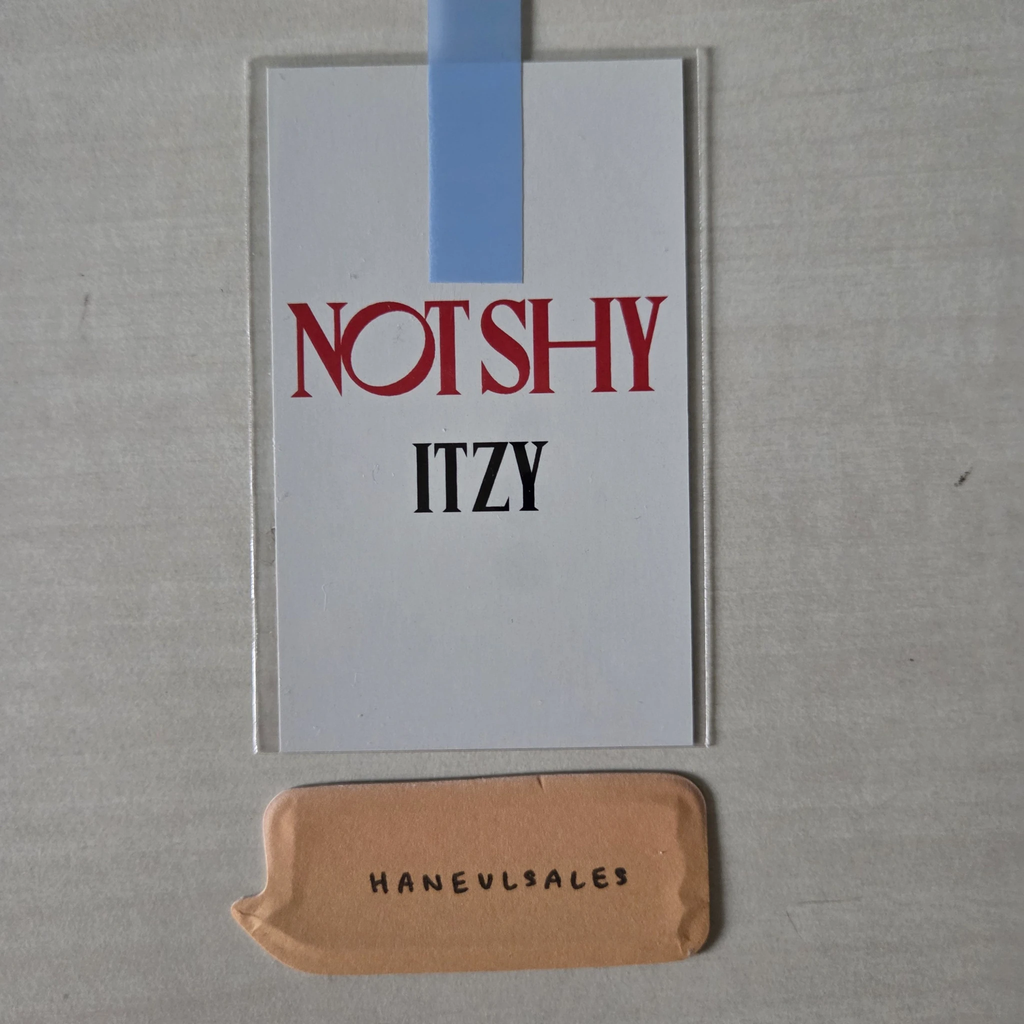 ITZY Chaeryeong ITZY - Chaeryeong - NOT SHY Album tower records pre-order benefit (pob) concept photocard non-selfie non-standard size horizontal listing photo 2