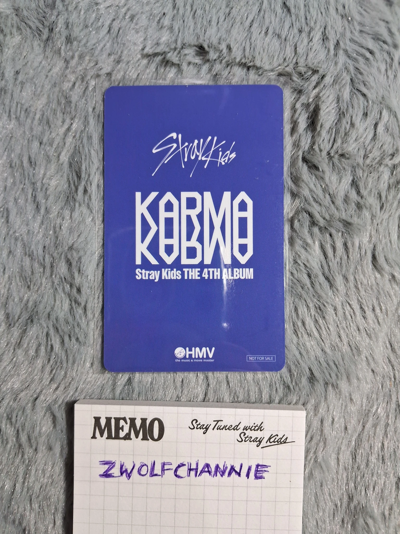Stray Kids Bang Chan Stray Kids - Bang Chan - KARMA Album pre-order benefit (pob) hmv B version online listing photo 2