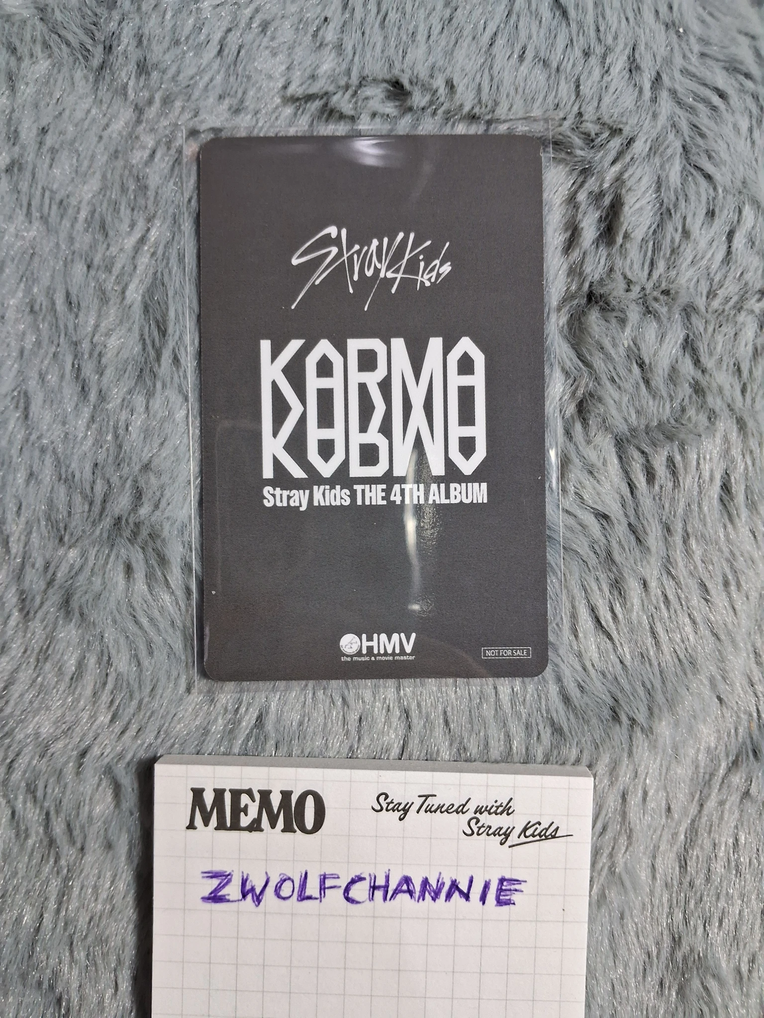 Stray Kids Bang Chan Stray Kids - Bang Chan - KARMA Album pre-order benefit (pob) hmv listing photo 2