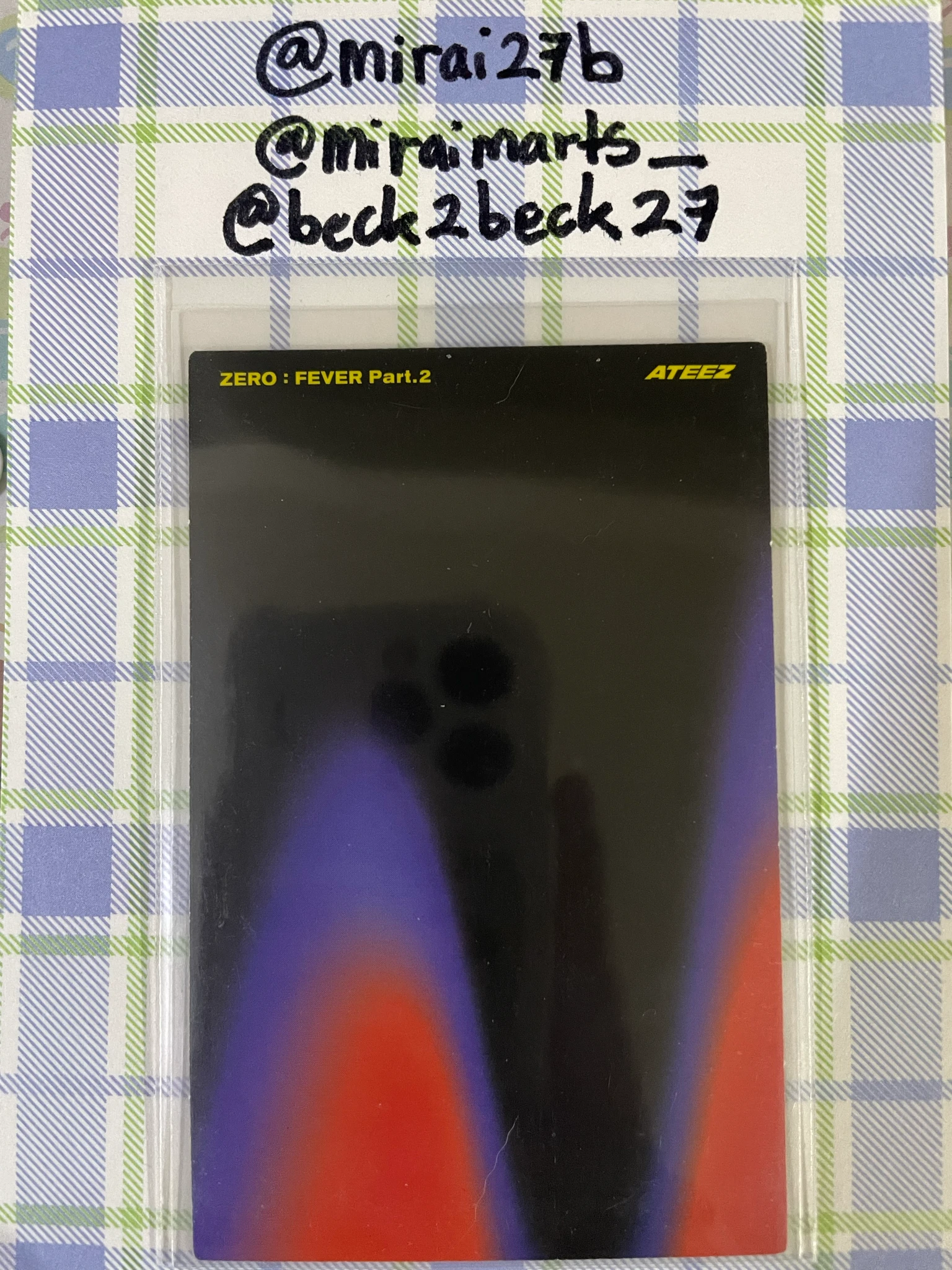 ATEEZ Yunho ATEEZ - Yunho - ZERO : FEVER Part.2 Album album photocard diary version listing photo 2
