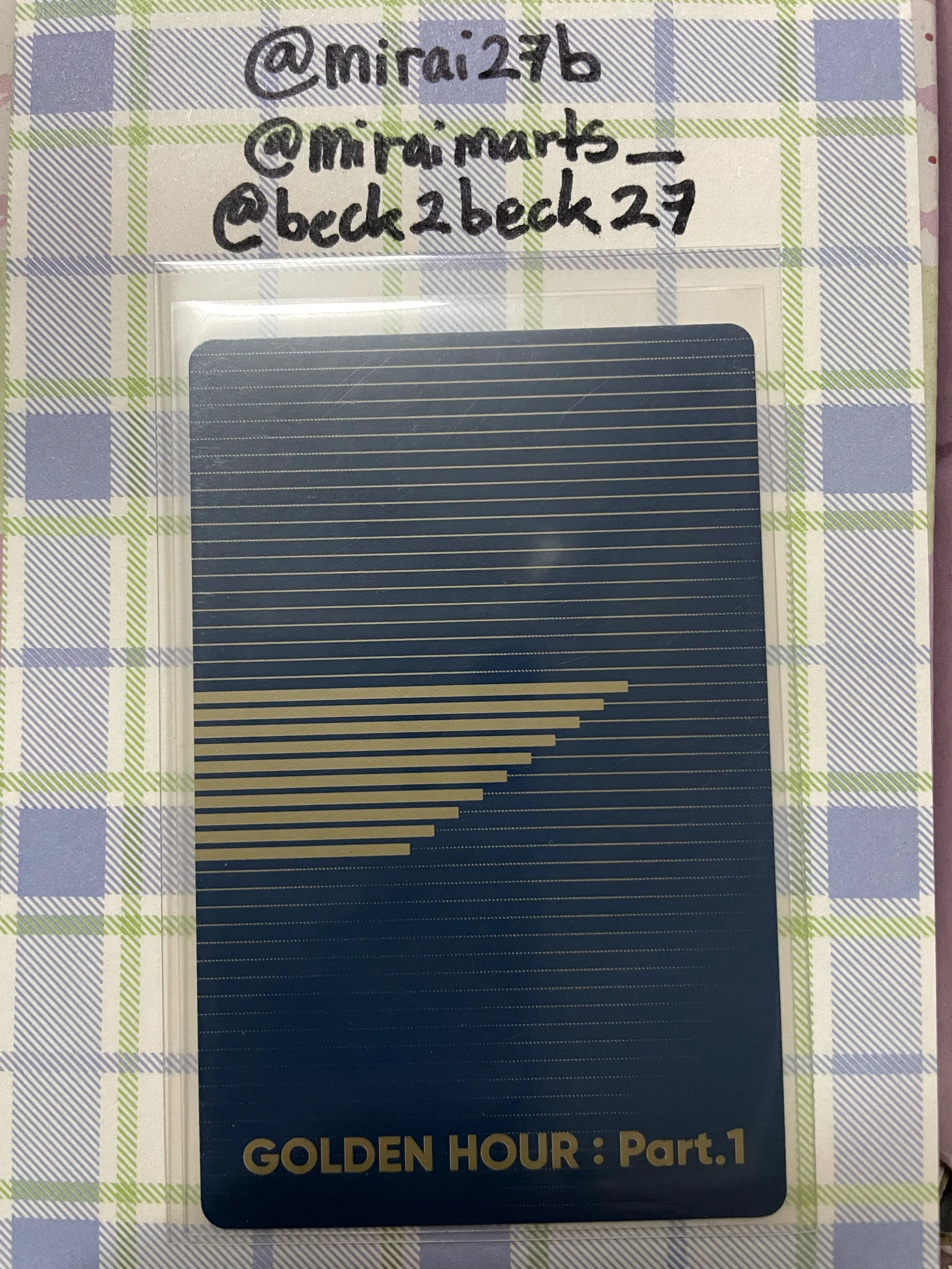 ATEEZ Yunho ATEEZ - Yunho - Golden Hour : Part.1 Album album photocard Z version blue hour version listing photo 2