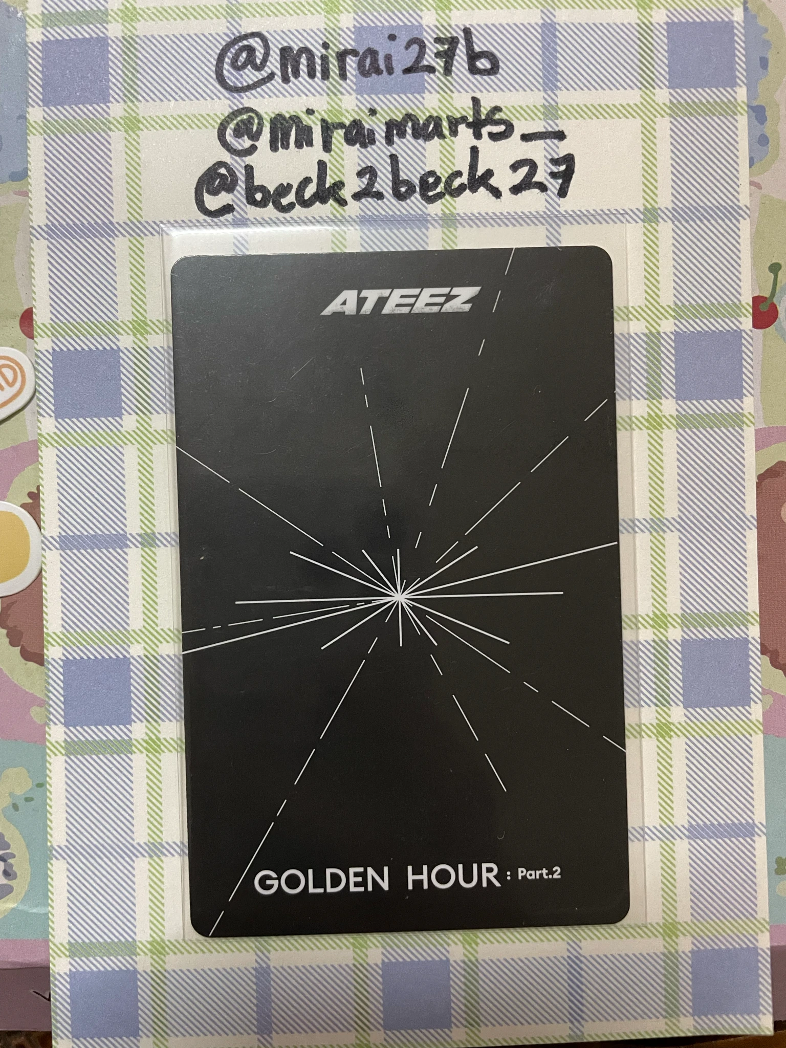 ATEEZ Yunho ATEEZ - Yunho - Golden Hour : Part 2 Album listing photo 2