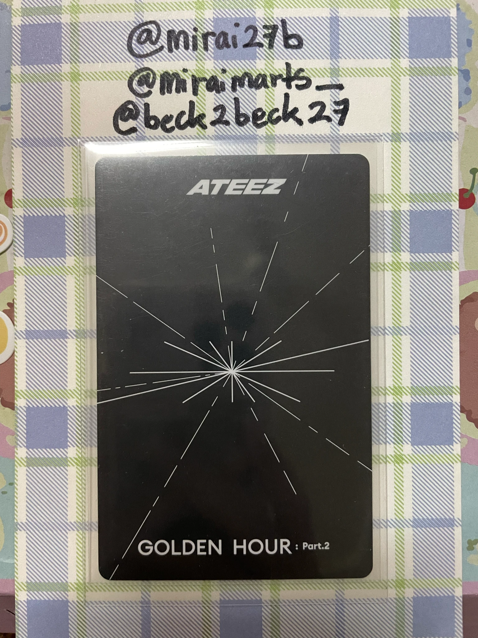 ATEEZ Yunho ATEEZ - Yunho - Golden Hour : Part 2 Album digipack version version 1 listing photo 2