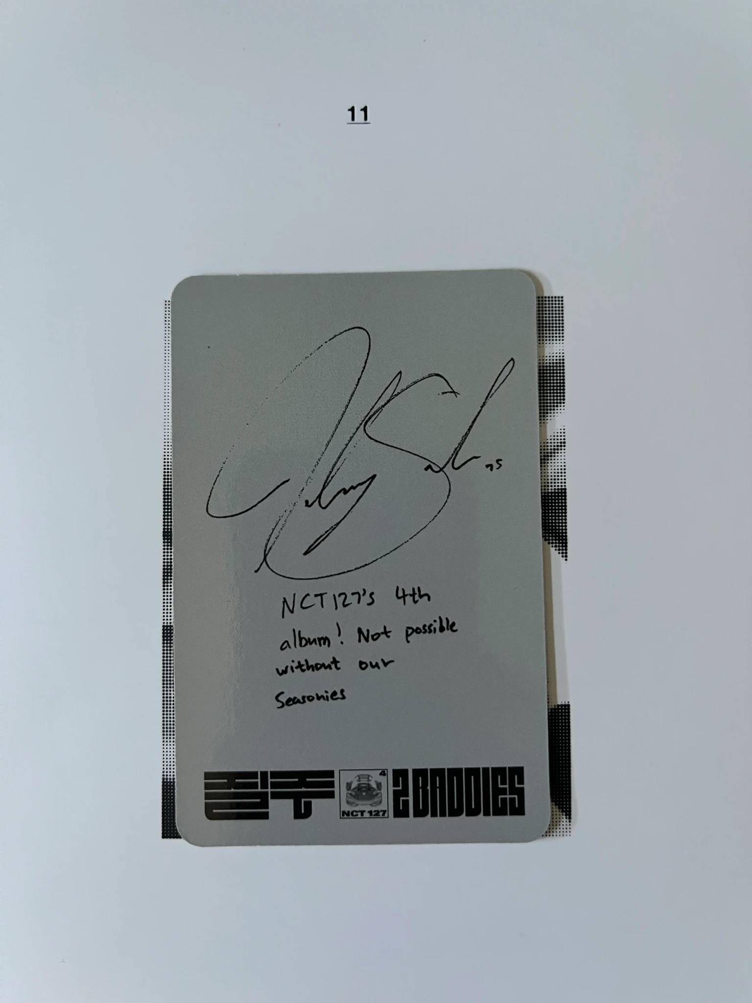NCT 127 Johnny NCT 127 - Johnny - 2 Baddies Album listing photo 2