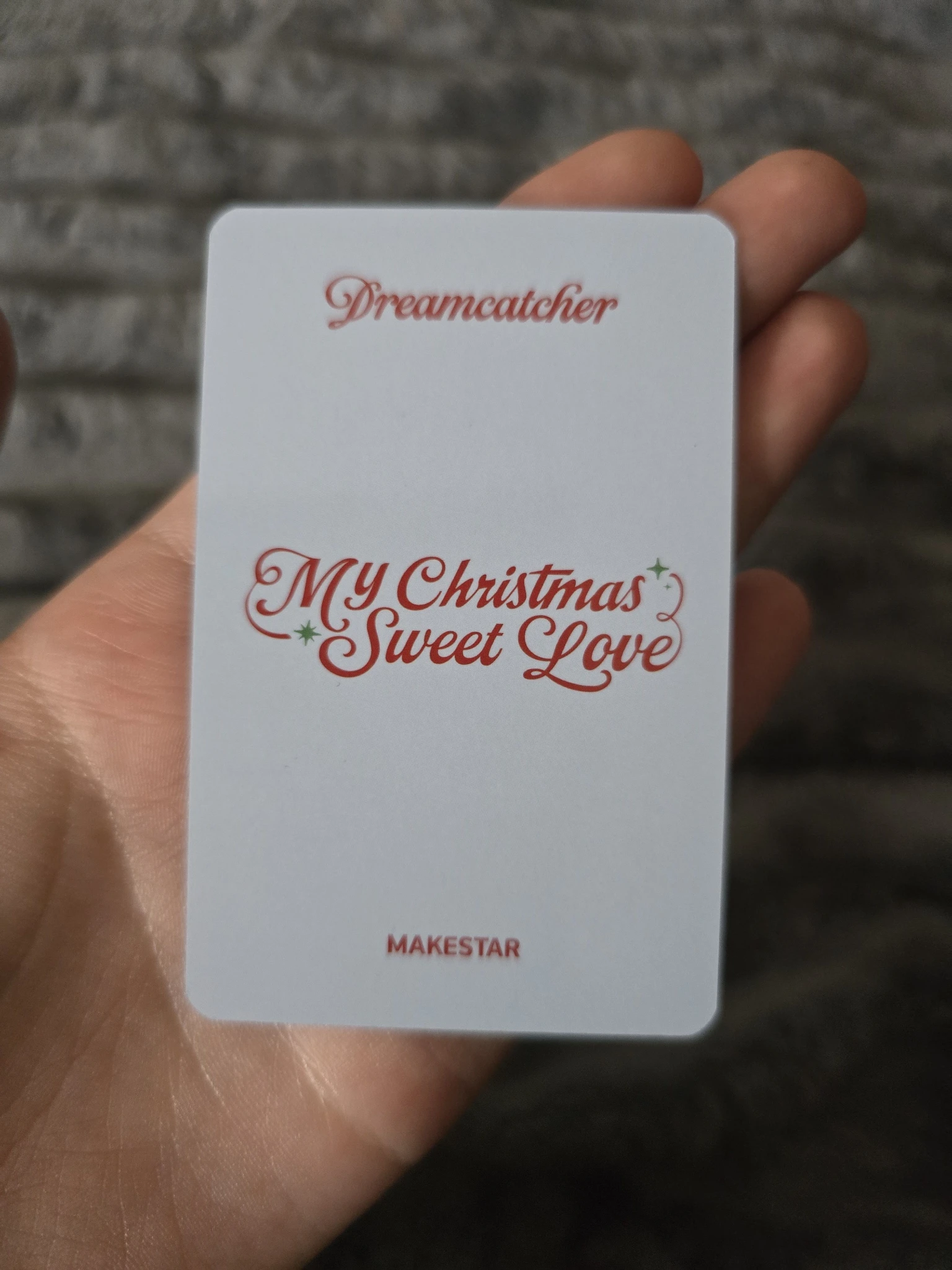 Dreamcatcher Gahyun Dreamcatcher - Gahyun - My Christmas Sweet Love Album pob (pre-order benefit) makestar listing photo 2