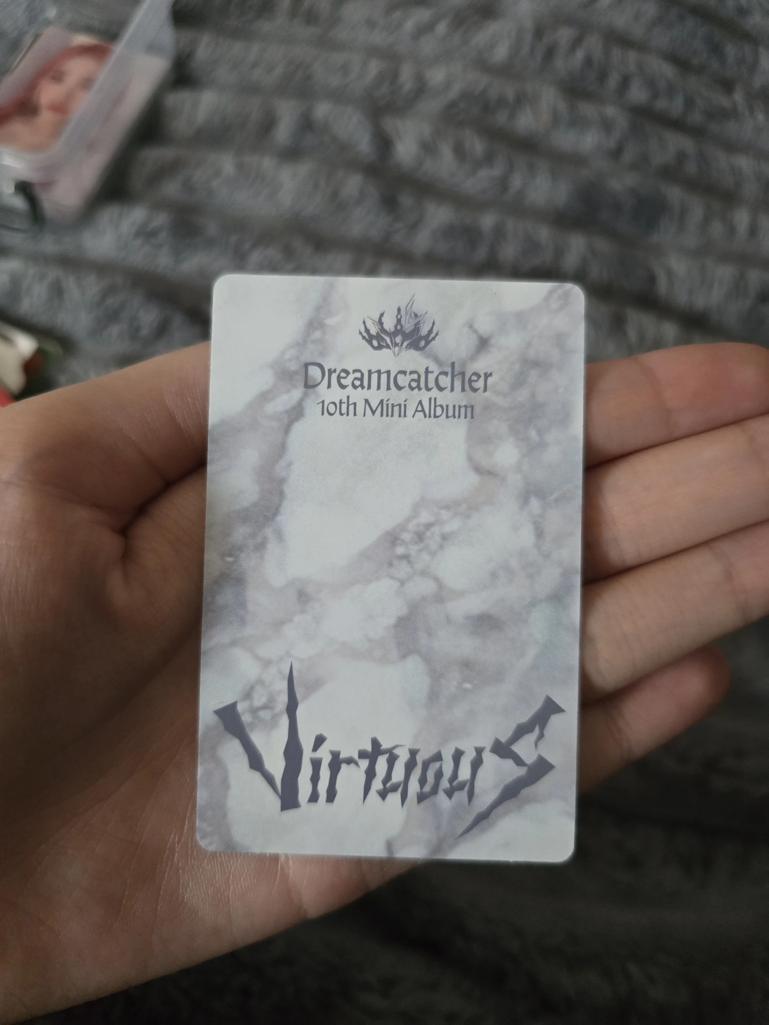 Dreamcatcher Gahyun Dreamcatcher - Gahyun - VirtuouS Album album photocard white back listing photo 2