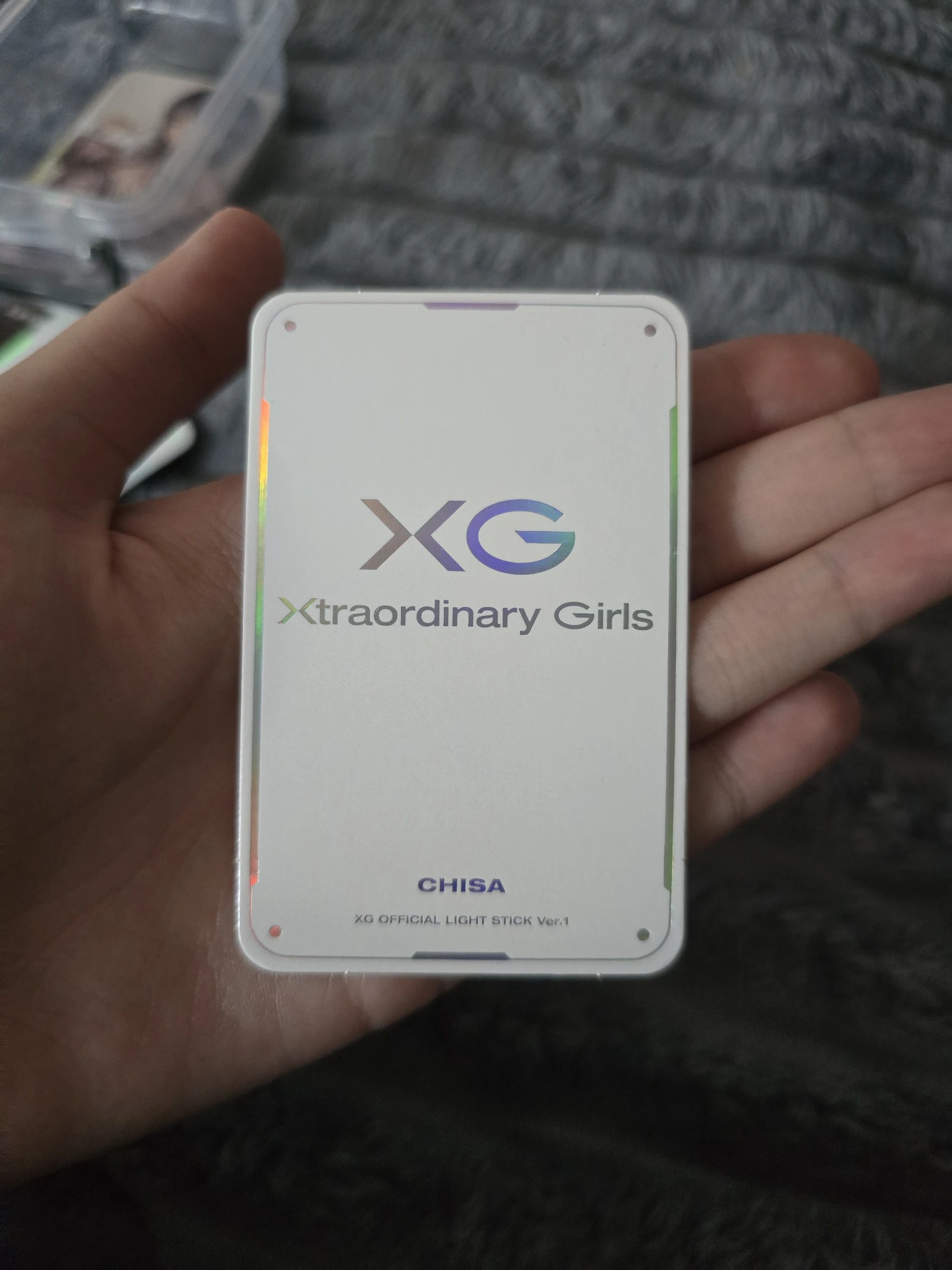 XG CHISA  XG - CHISA  - XG Official Light Stick Ver. 1 Other lightstick merch photocard listing photo 2