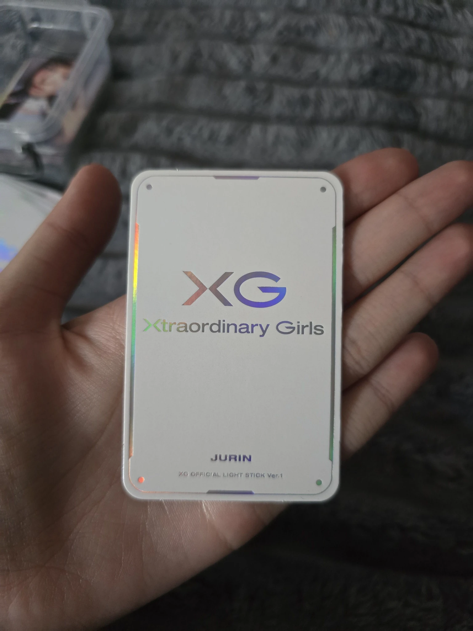 XG JURIN XG - JURIN - XG Official Light Stick Ver. 1 Other lightstick merch photocard listing photo 2
