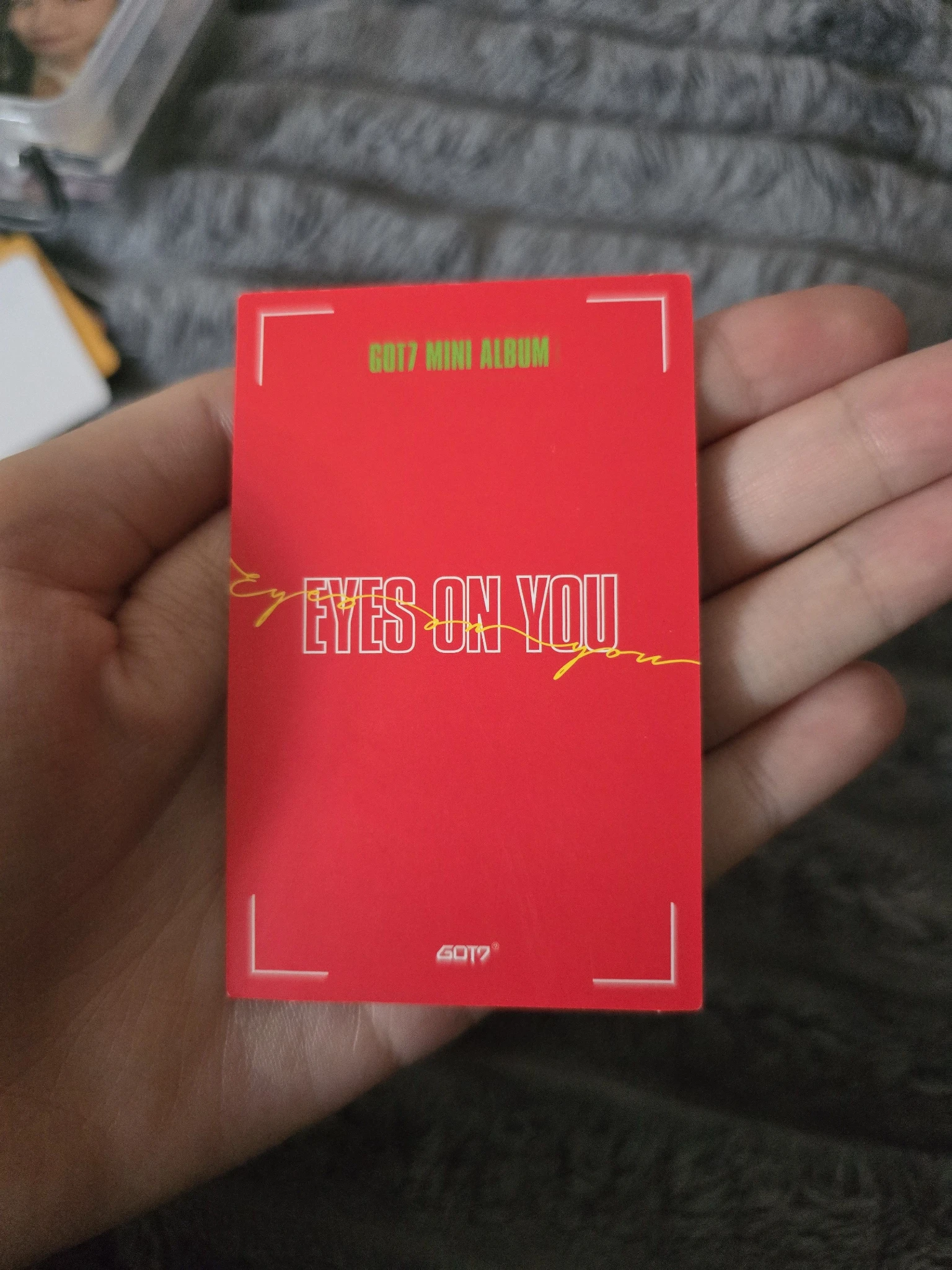 GOT7 Jay B GOT7 - Jay B - Eyes On You Album album photocard listing photo 2
