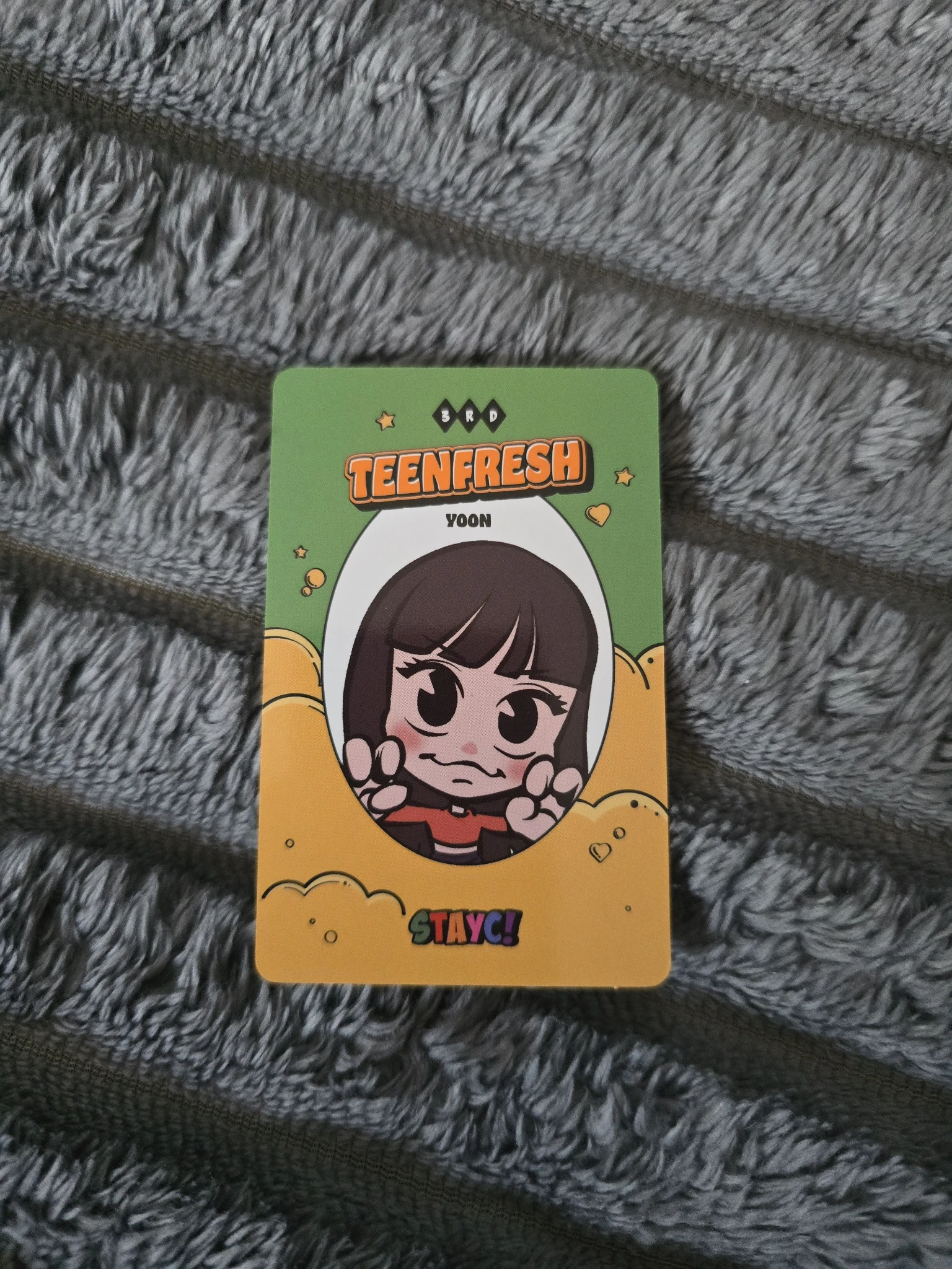 STAYC Yoon STAYC - Yoon - TEENFRESH Album arcade ver album photocard listing photo 2