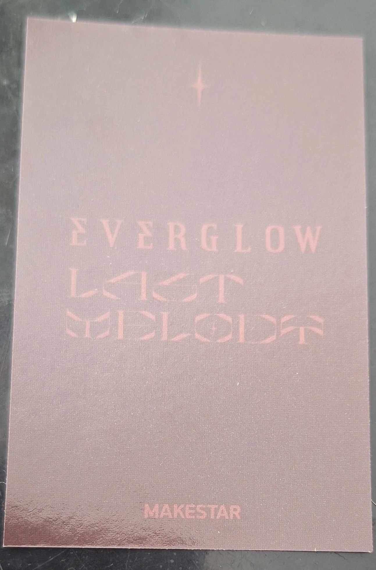 EVERGLOW Sihyeon EVERGLOW - Sihyeon - Last Melody Album pob (pre-order benefit) makestar round 1 listing photo 2