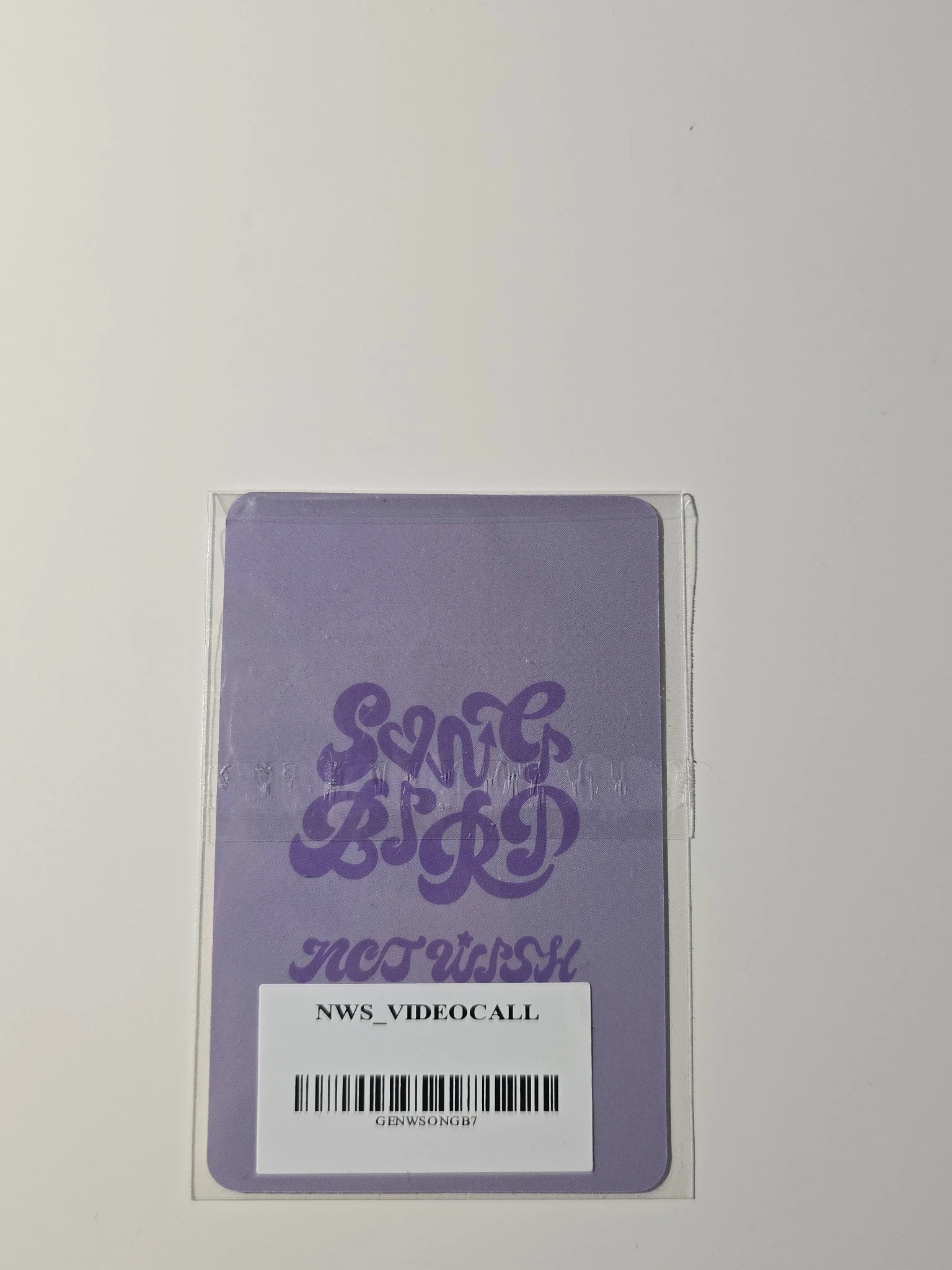 NCT WISH Sakuya NCT WISH - Sakuya - Songbird Album smtown & store video call (fancall) listing photo 2