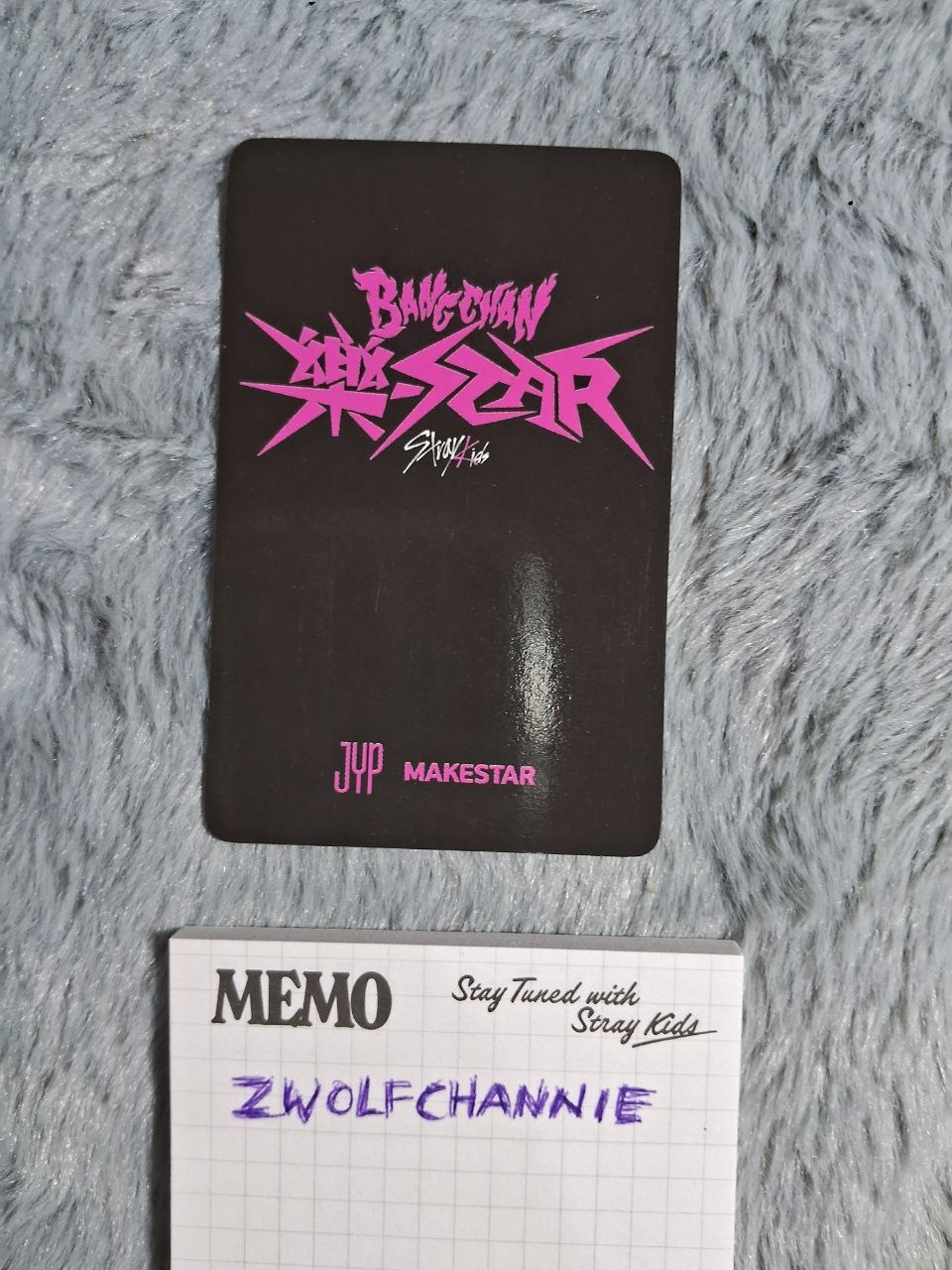 Stray Kids Bang Chan Stray Kids - Bang Chan - Rock-Star Album pre-order benefit (pob) makestar holographic (hologram) listing photo 2