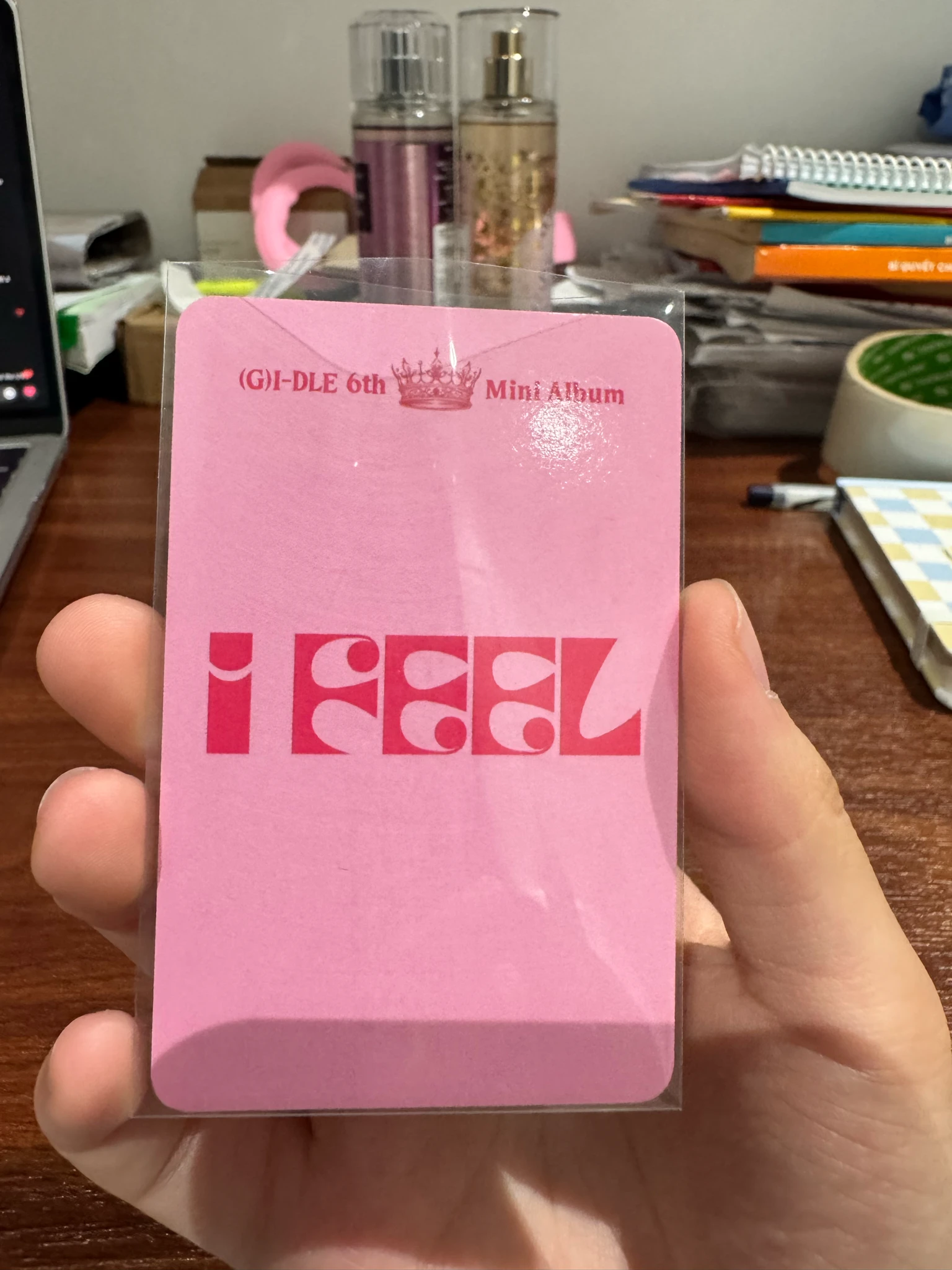 i-dle Miyeon i-dle - Miyeon - I Feel Album ktown4u fansign video call round 1 listing photo 2