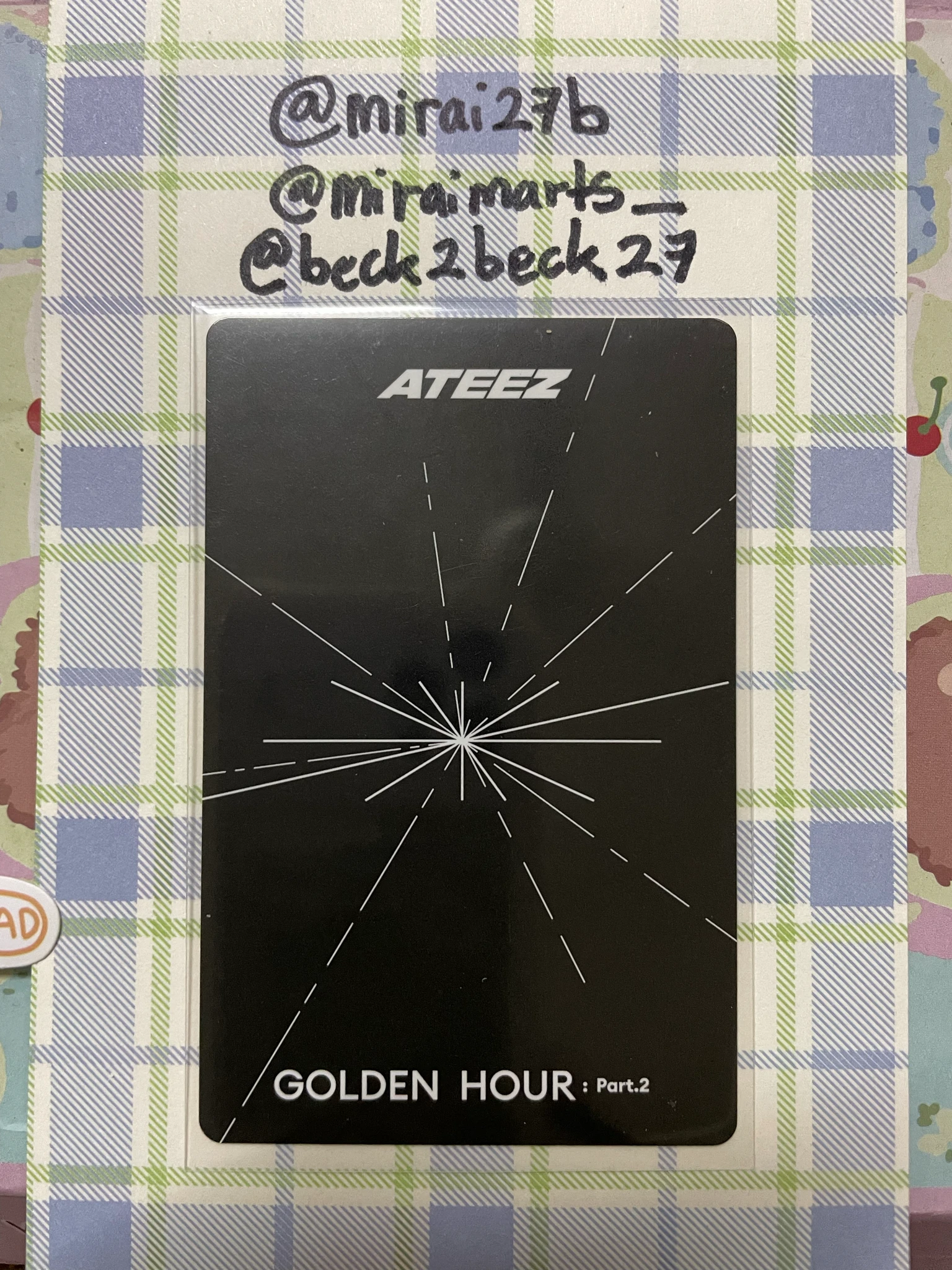 ATEEZ Yeosang ATEEZ - Golden Hour : Part 2 Album album photocard digipack version listing photo 2