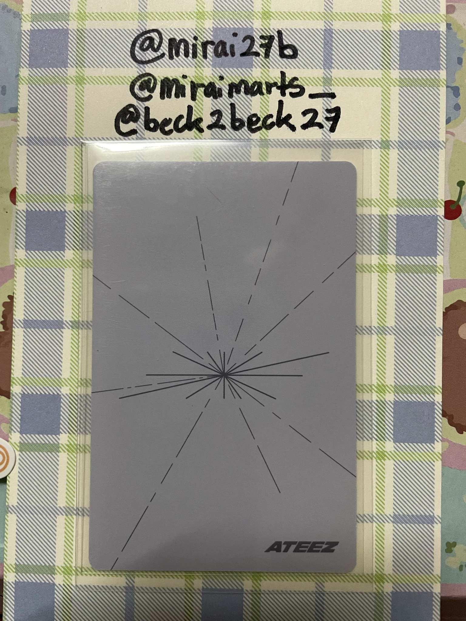 ATEEZ Yeosang ATEEZ - Yeosang - Golden Hour : Part 2 Album album photocard poca album listing photo 2