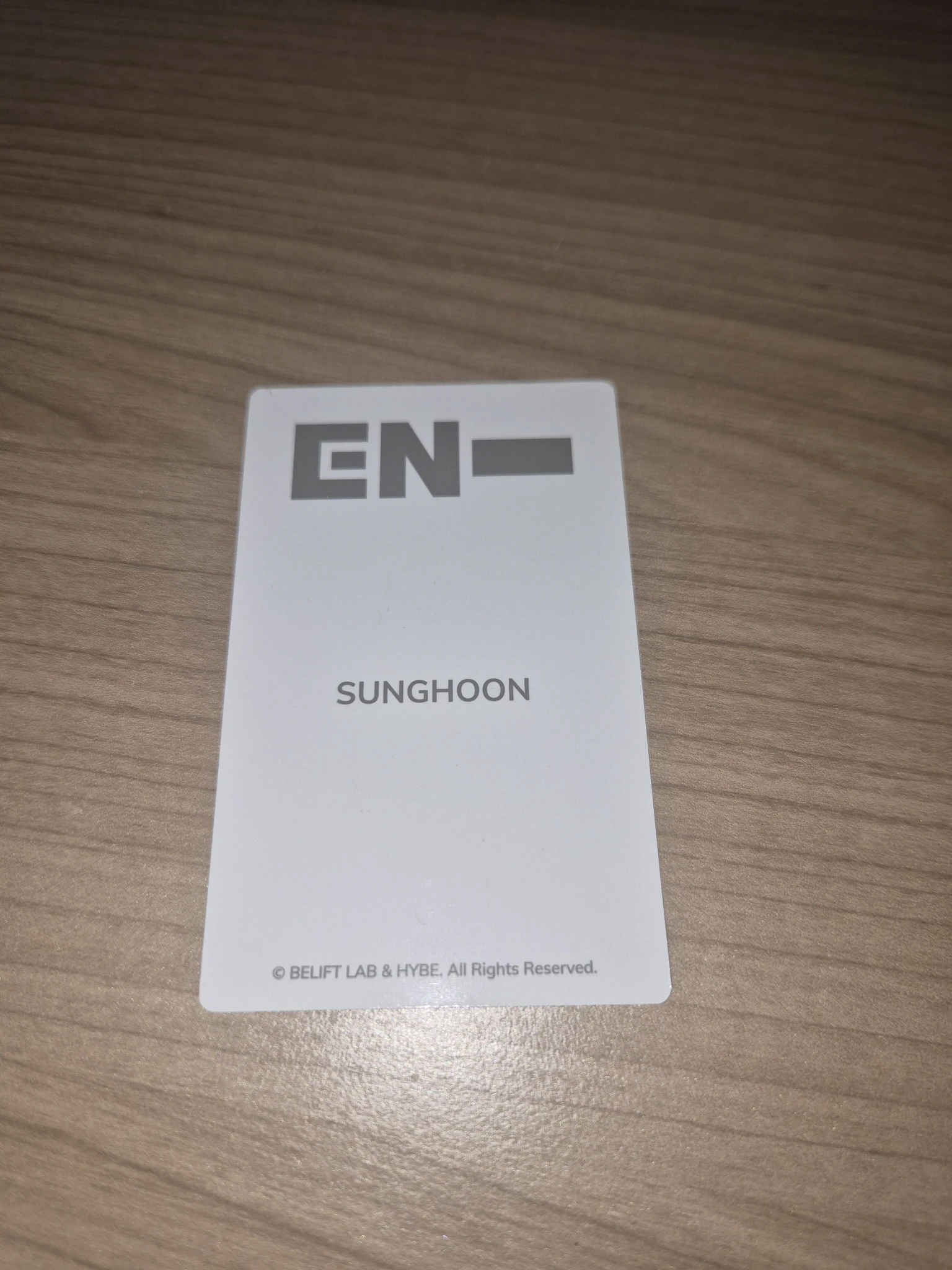 ENHYPEN Sunghoon ENHYPEN - Sunghoon - Official Light Stick Ver. 2 Other lightstick photocard set listing photo 2