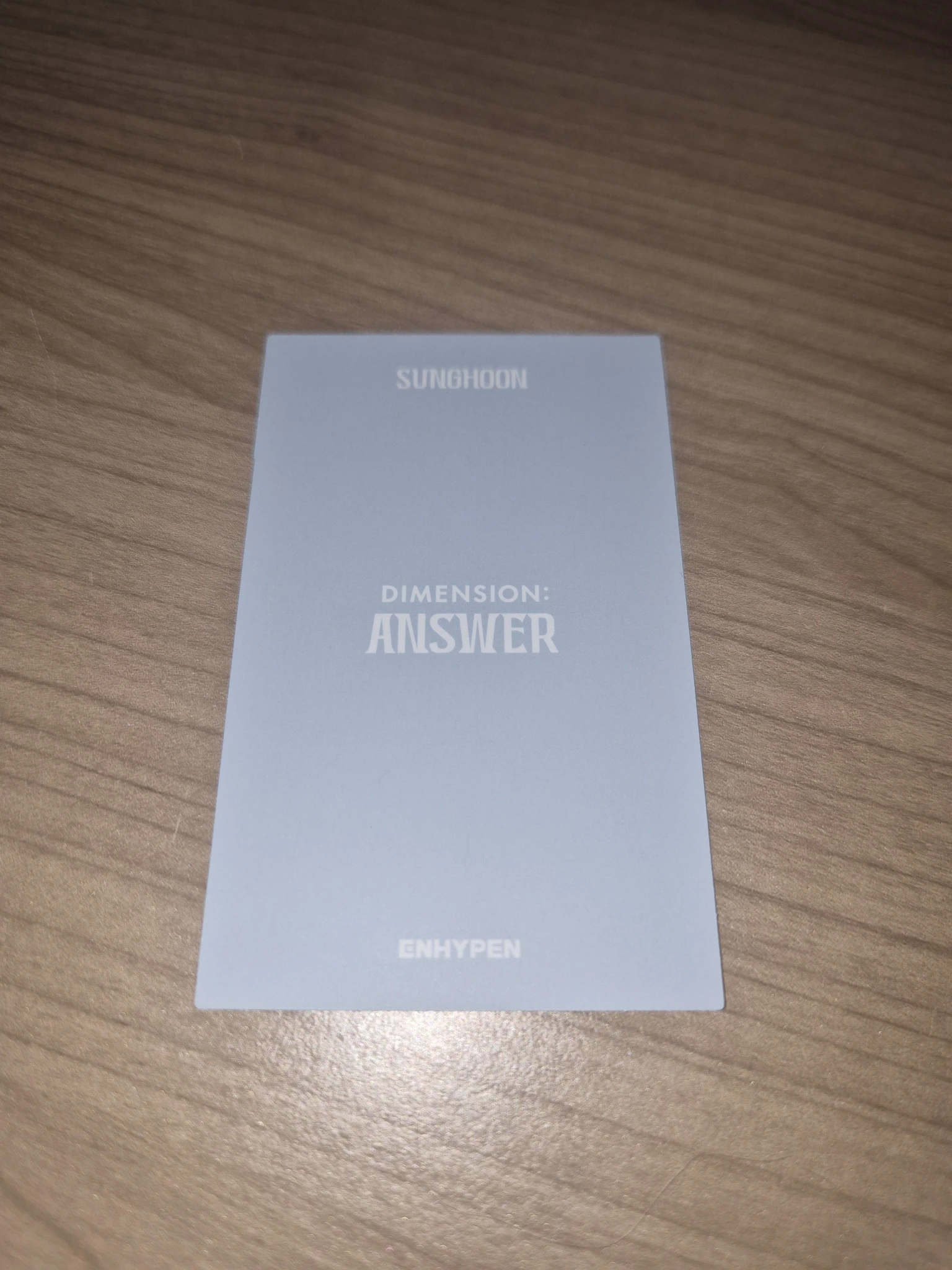 ENHYPEN Sunghoon ENHYPEN - Sunghoon - DIMENSION : ANSWER Album korean album polaroid album photocard yet version listing photo 2