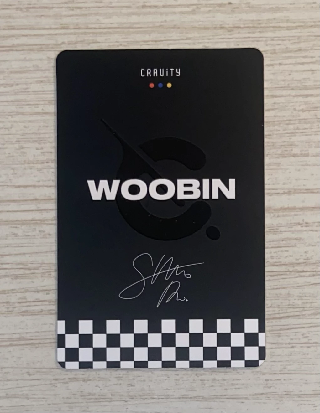 CRAVITY Woobin CRAVITY - Woobin - HIDEOUT : BE OUR VOICE - SEASON 3  Album album photocard id card listing photo 2
