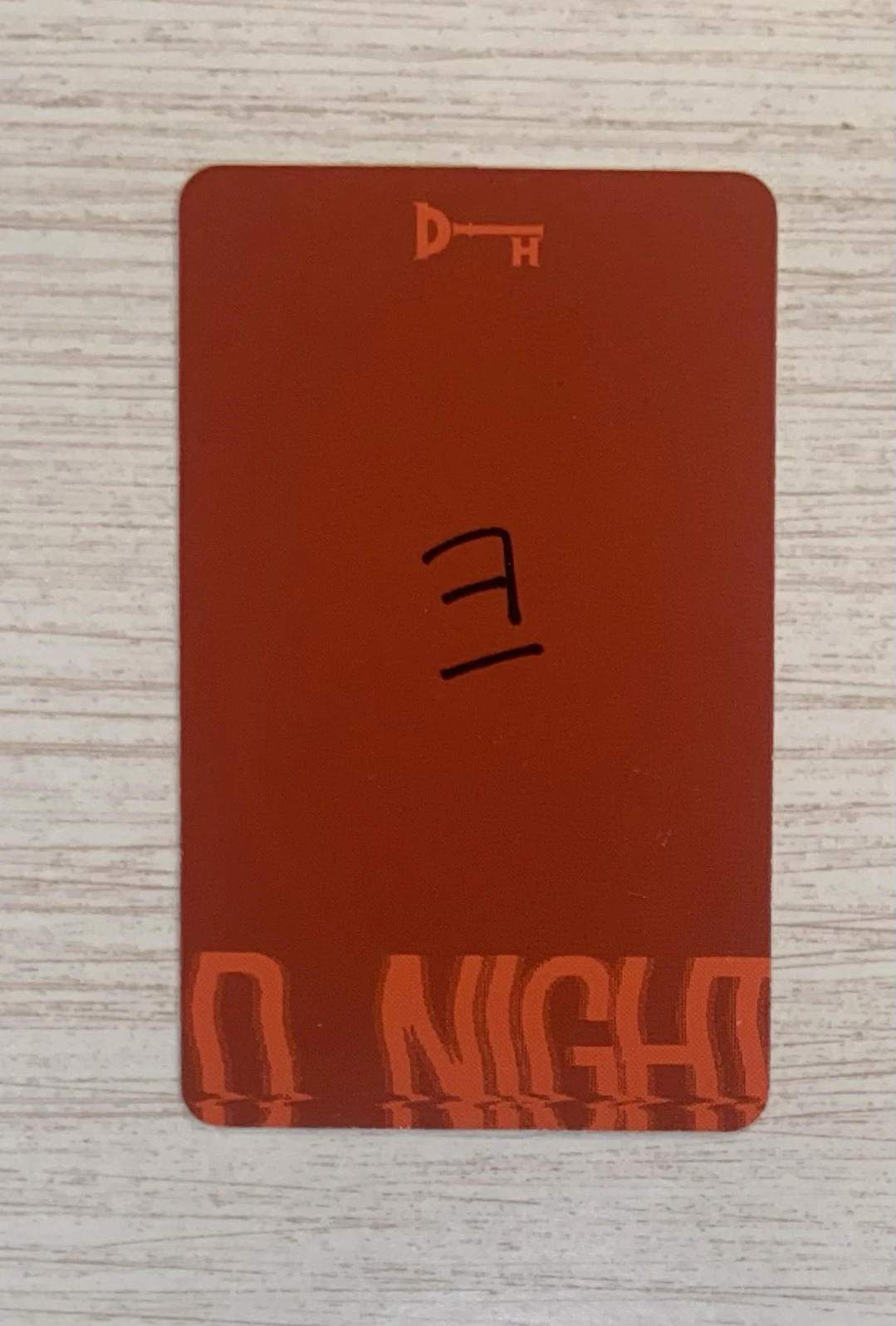 WEi Donghan WEi - Donghan - D-Night Album album photocard listing photo 2