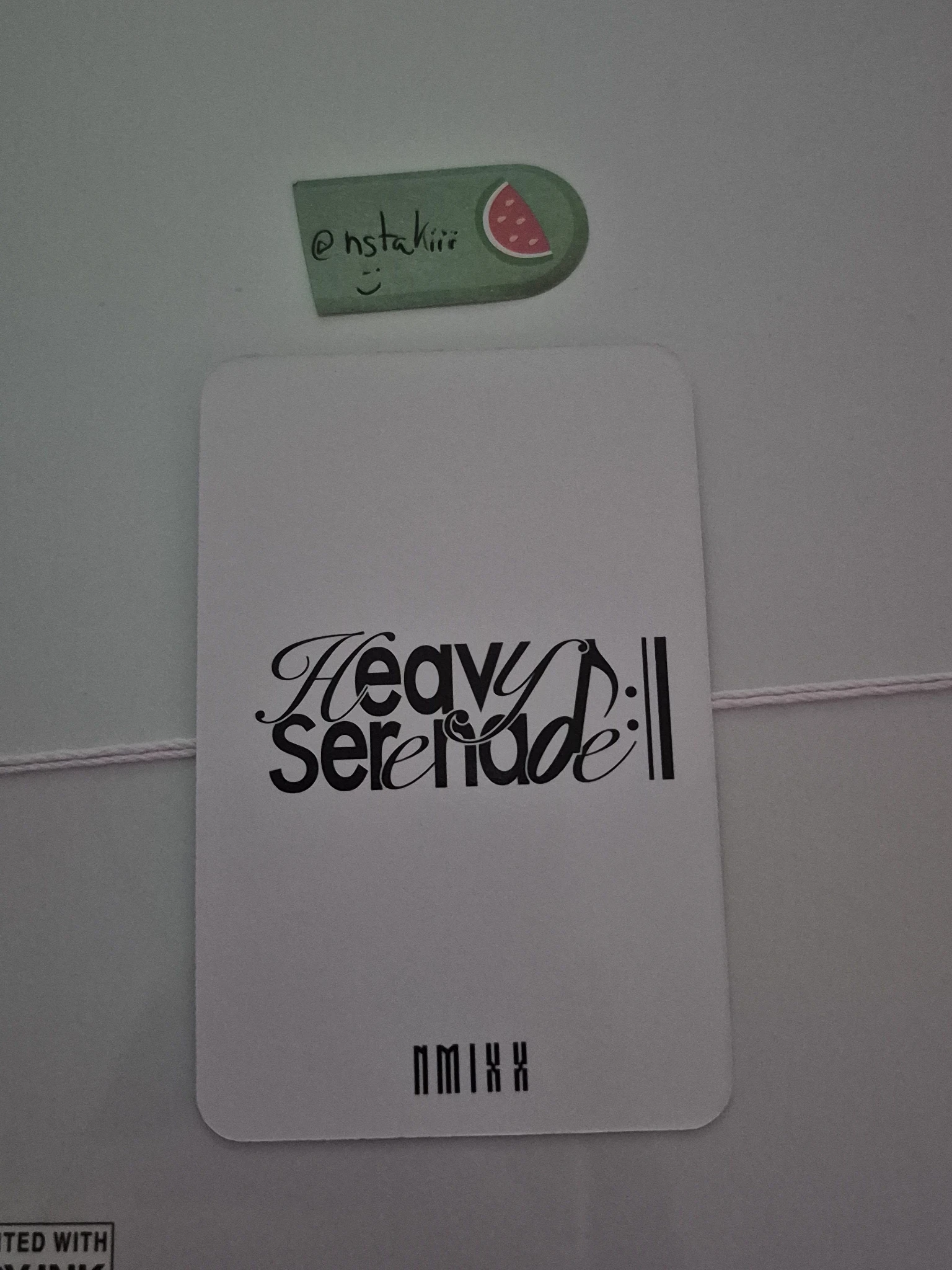 NMIXX Kyujin NMIXX - Kyujin - Heavy Serenade Album aladin pob (pre-order benefit) listing photo 2