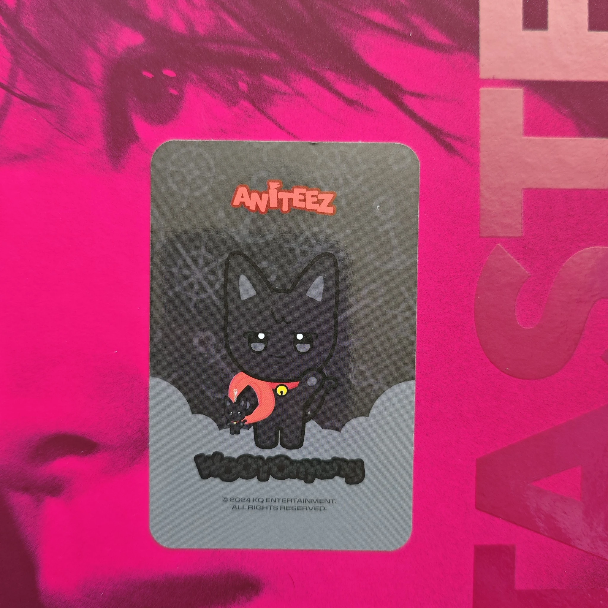 ATEEZ Wooyoung ATEEZ - Wooyoung - ANITEEZ IN ILLUSION Other keychain mini plush doll listing photo 2