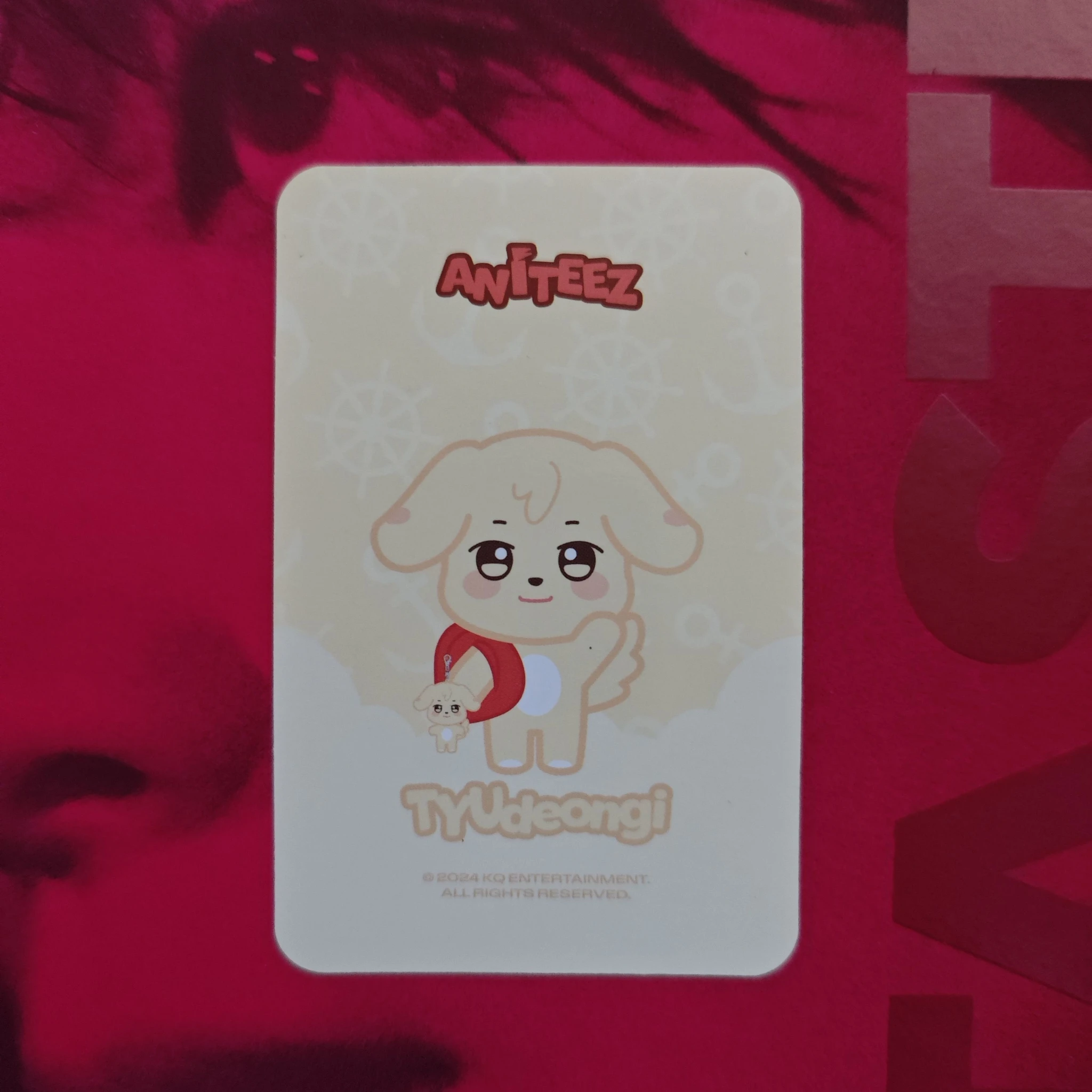 ATEEZ Yunho ATEEZ - Yunho - ANITEEZ IN ILLUSION Other merch photocard mini plush doll listing photo 2