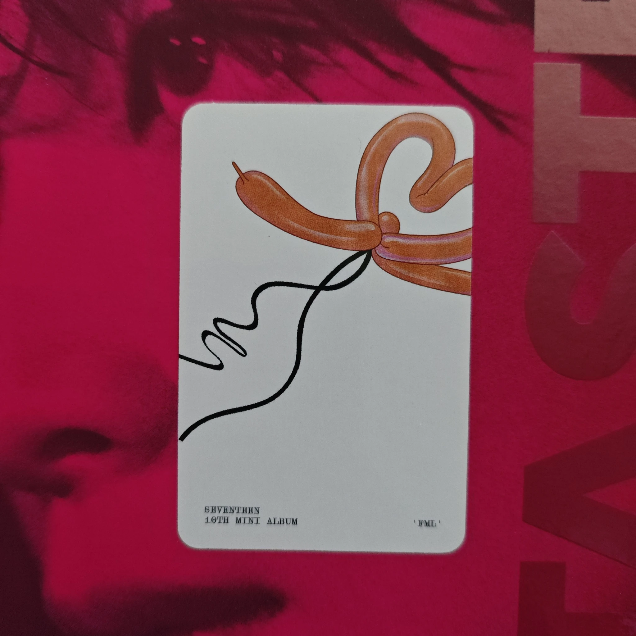 SEVENTEEN Vernon SEVENTEEN - Vernon - FML Album album photocard carat version listing photo 2
