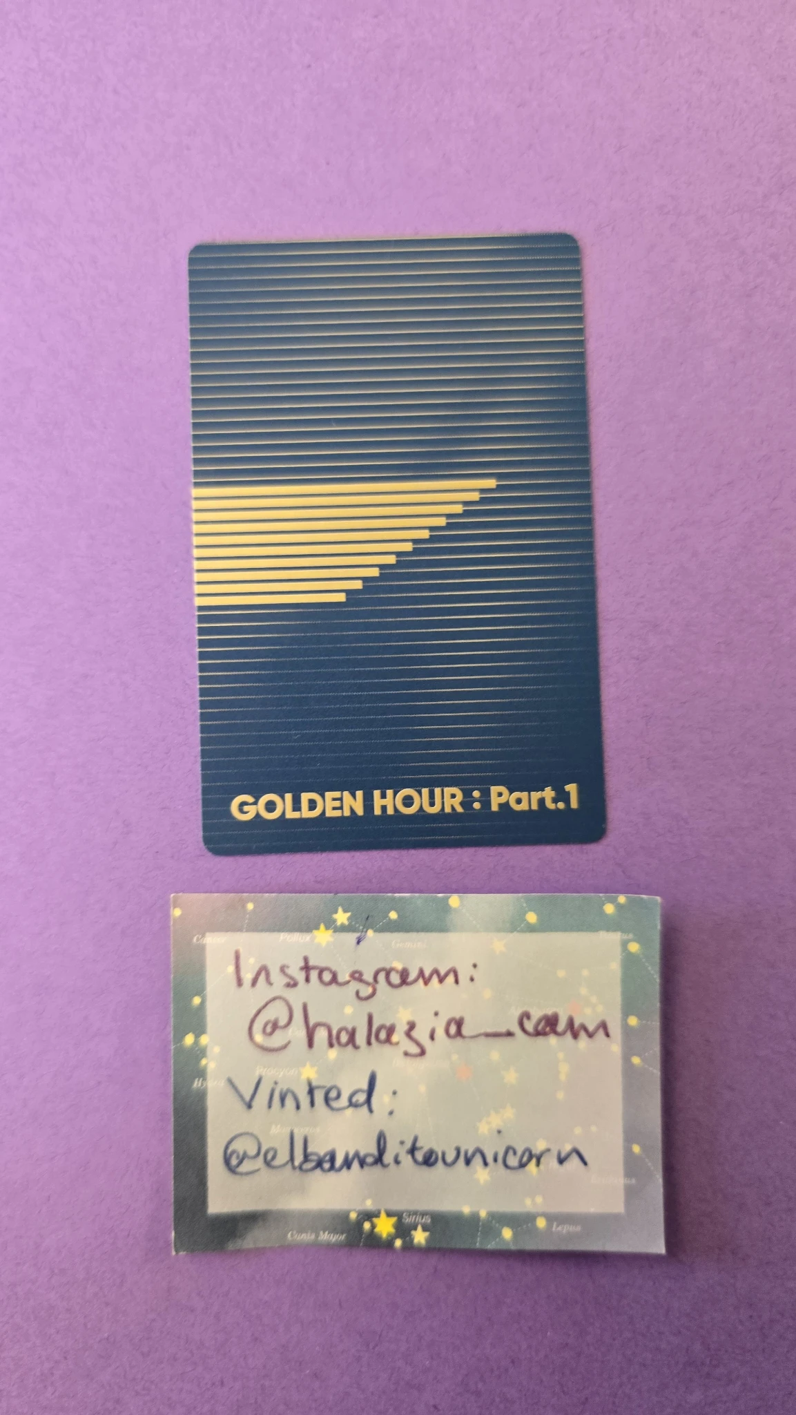 ATEEZ Seonghwa ATEEZ - Seonghwa - Golden Hour : Part.1 Album album photocard BLUE HOUR Z ver. listing photo 2