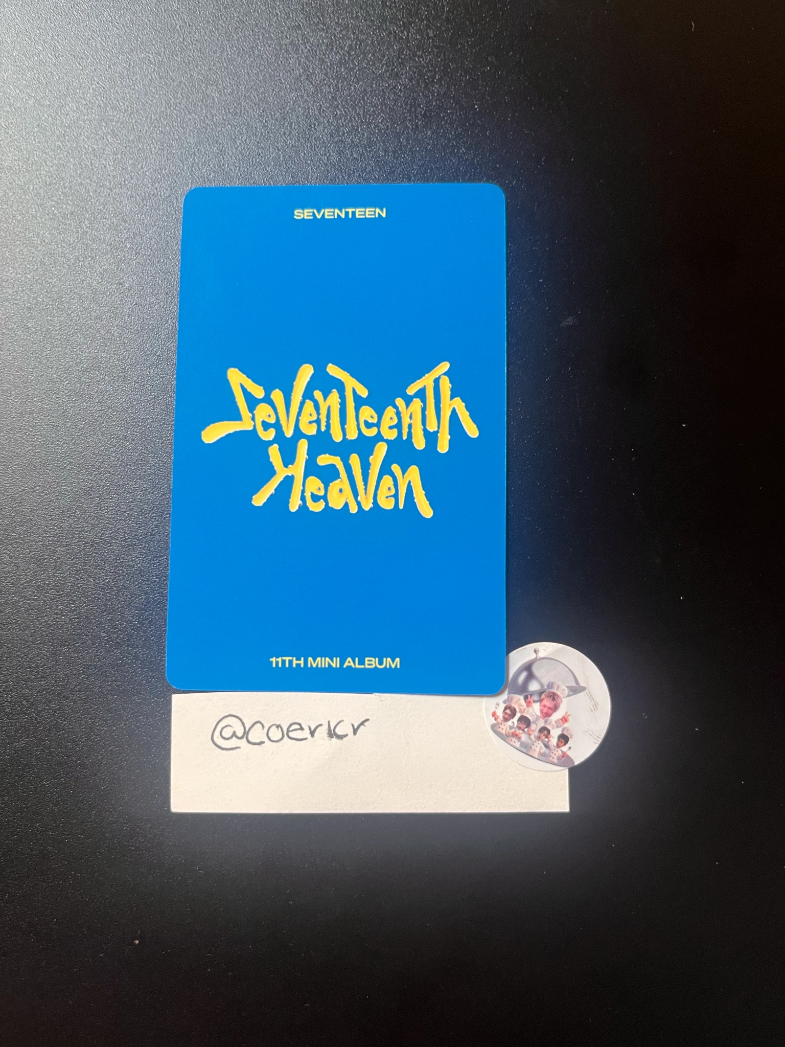 SEVENTEEN DK SEVENTEEN - DK - Seventeenth Heaven Album album photocard carat ver. listing photo 2