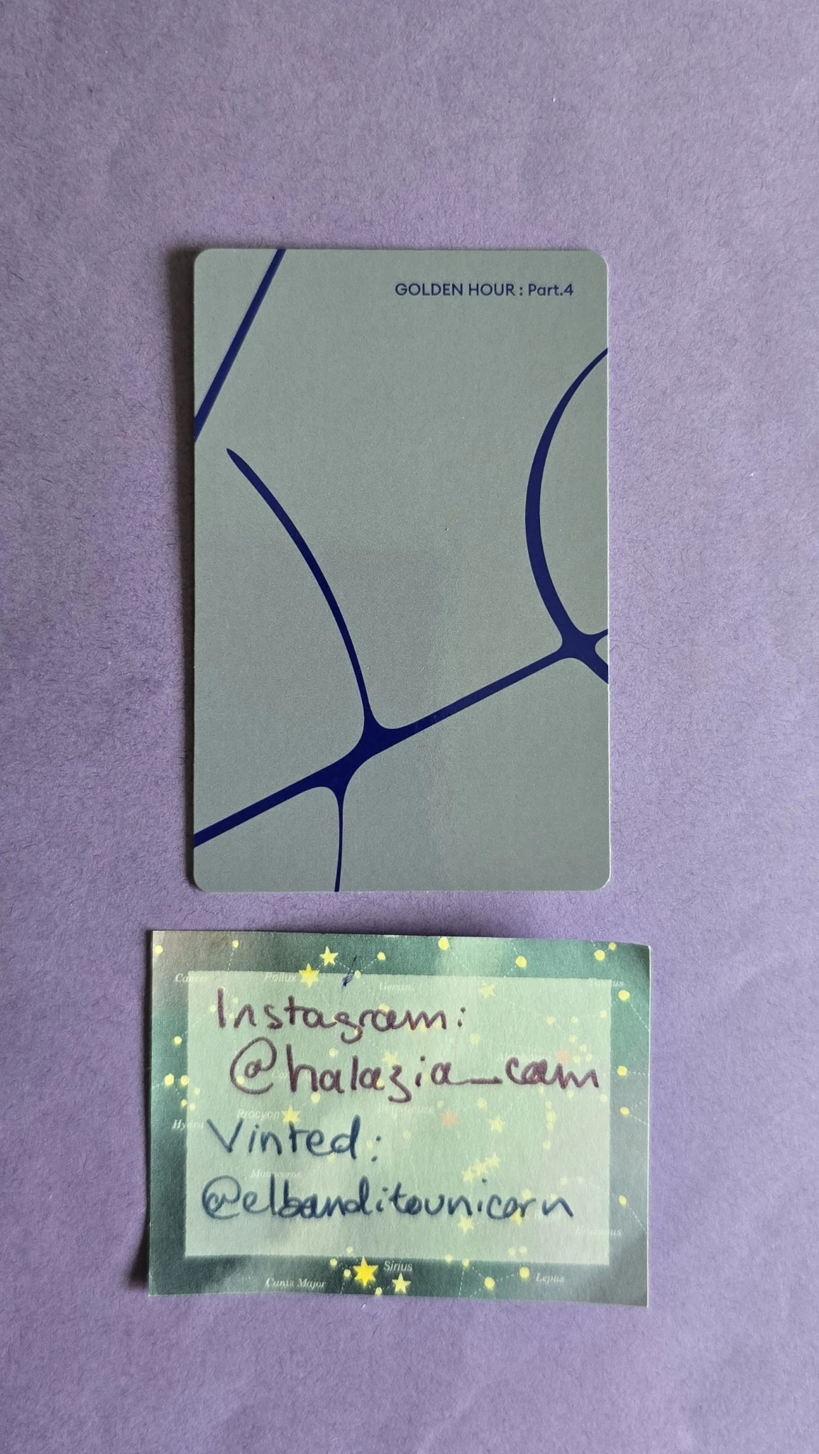 ATEEZ Yeosang ATEEZ - Yeosang - Golden Hour : Part.4 Album A version album photocard listing photo 2
