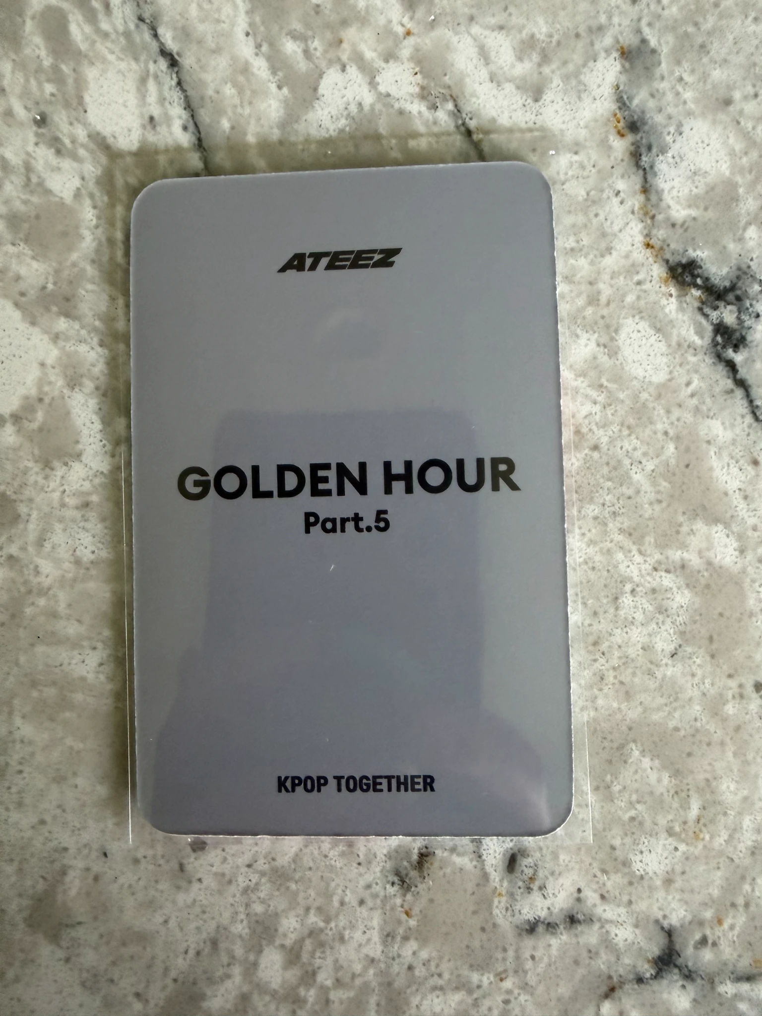 ATEEZ Seonghwa ATEEZ - Seonghwa - GOLDEN HOUR : Part.5 Album pob (pre-order benefit) kpop together listing photo 2
