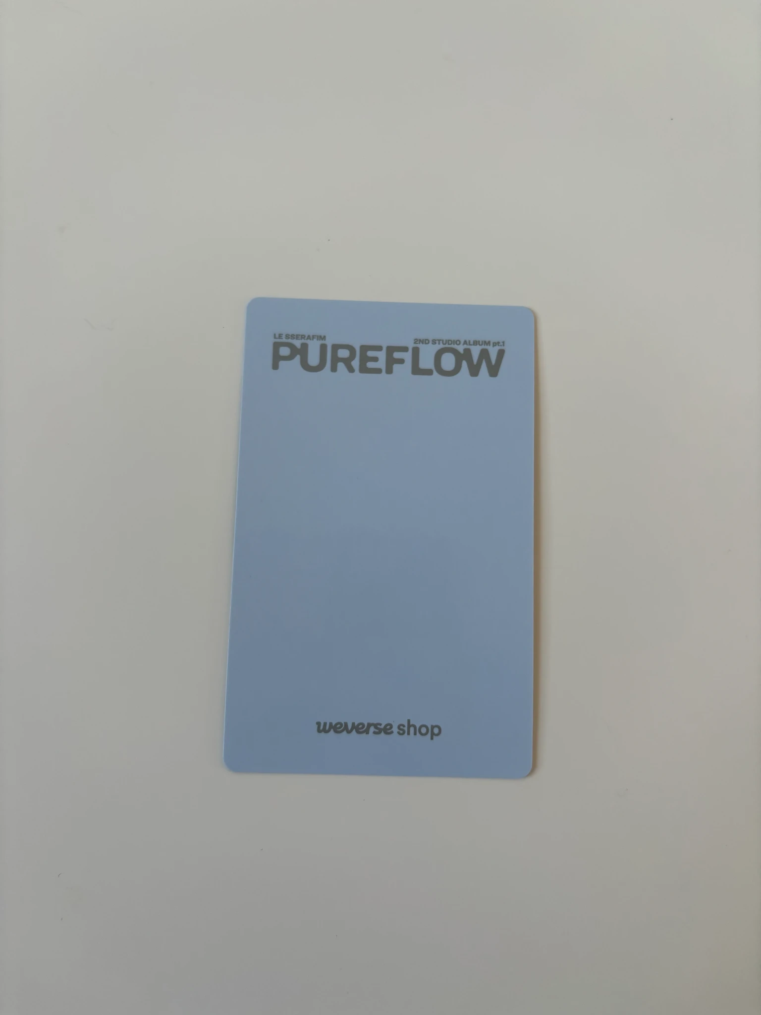 LE SSERAFIM Kim Chaewon LE SSERAFIM - Kim Chaewon - PUREFLOW pt.1 Album pob (pre-order benefit) album photocard listing photo 2