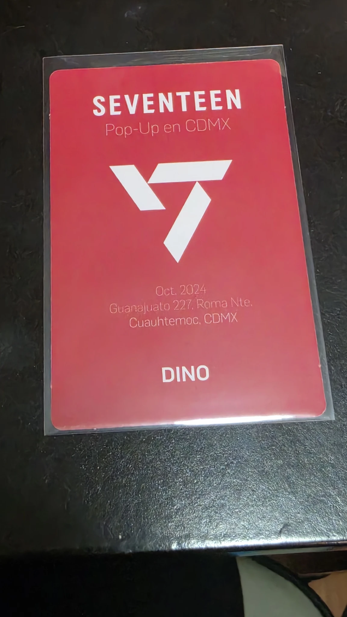SEVENTEEN Dino SEVENTEEN - Dino - CDMX POP UPS Event lucky draw listing photo 2