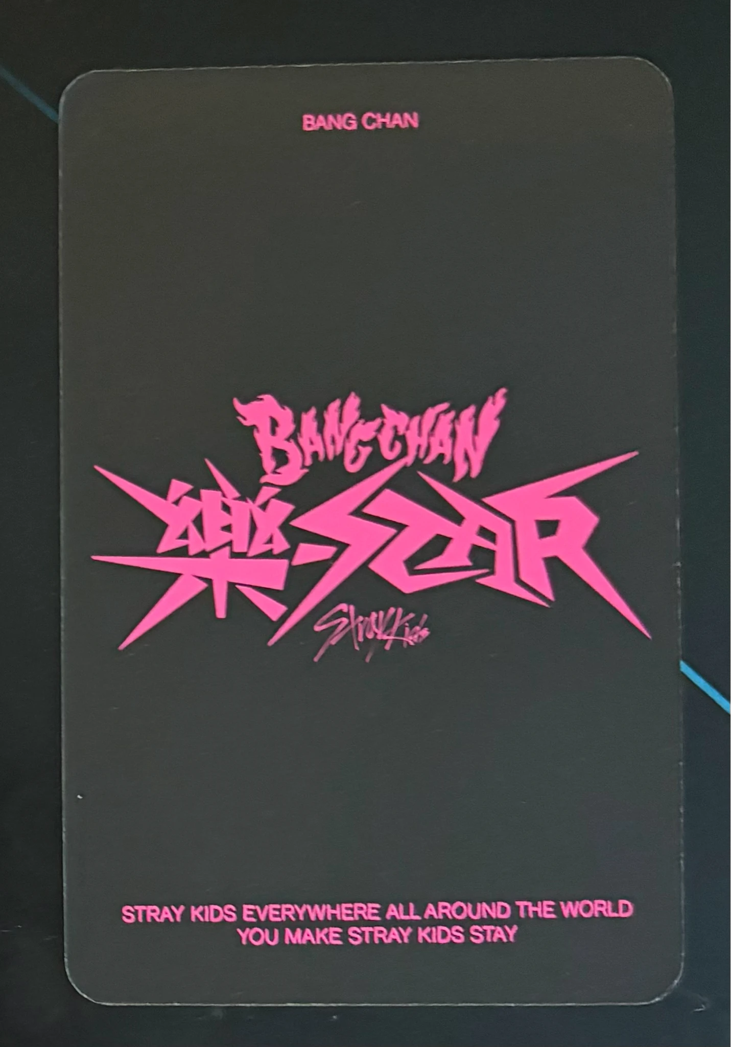 Stray Kids Bang Chan Stray Kids - Bang Chan - Rock-Star Album postcard version album photocard listing photo 2