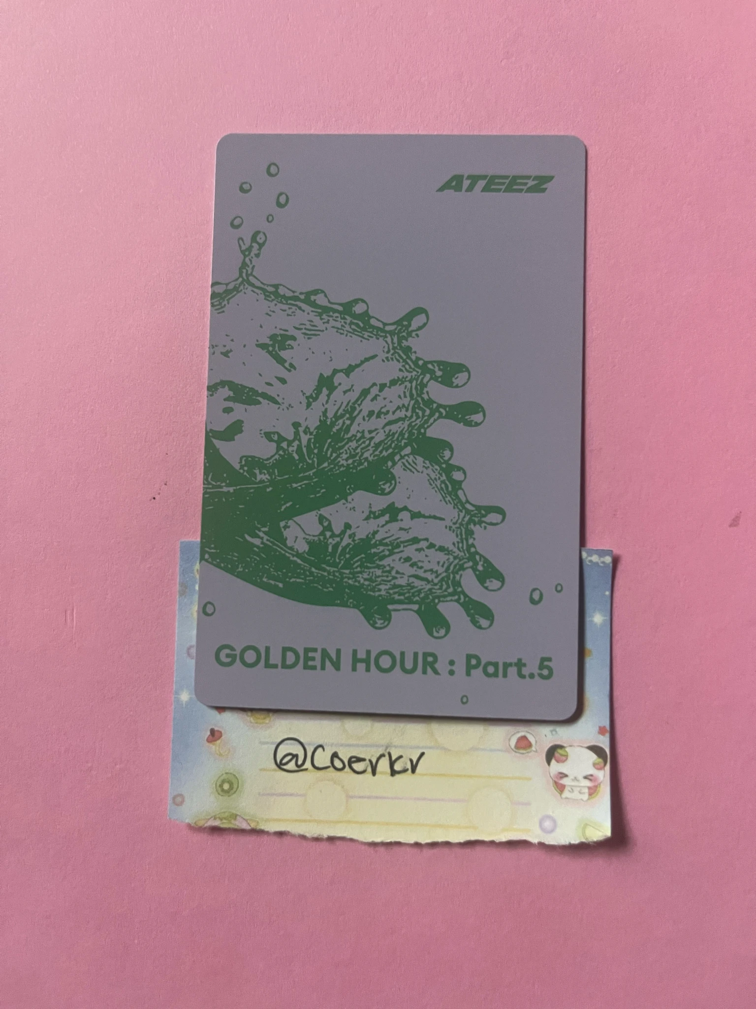 ATEEZ San ATEEZ - San - GOLDEN HOUR : Part.5 Album album photocard poca album diary version listing photo 2